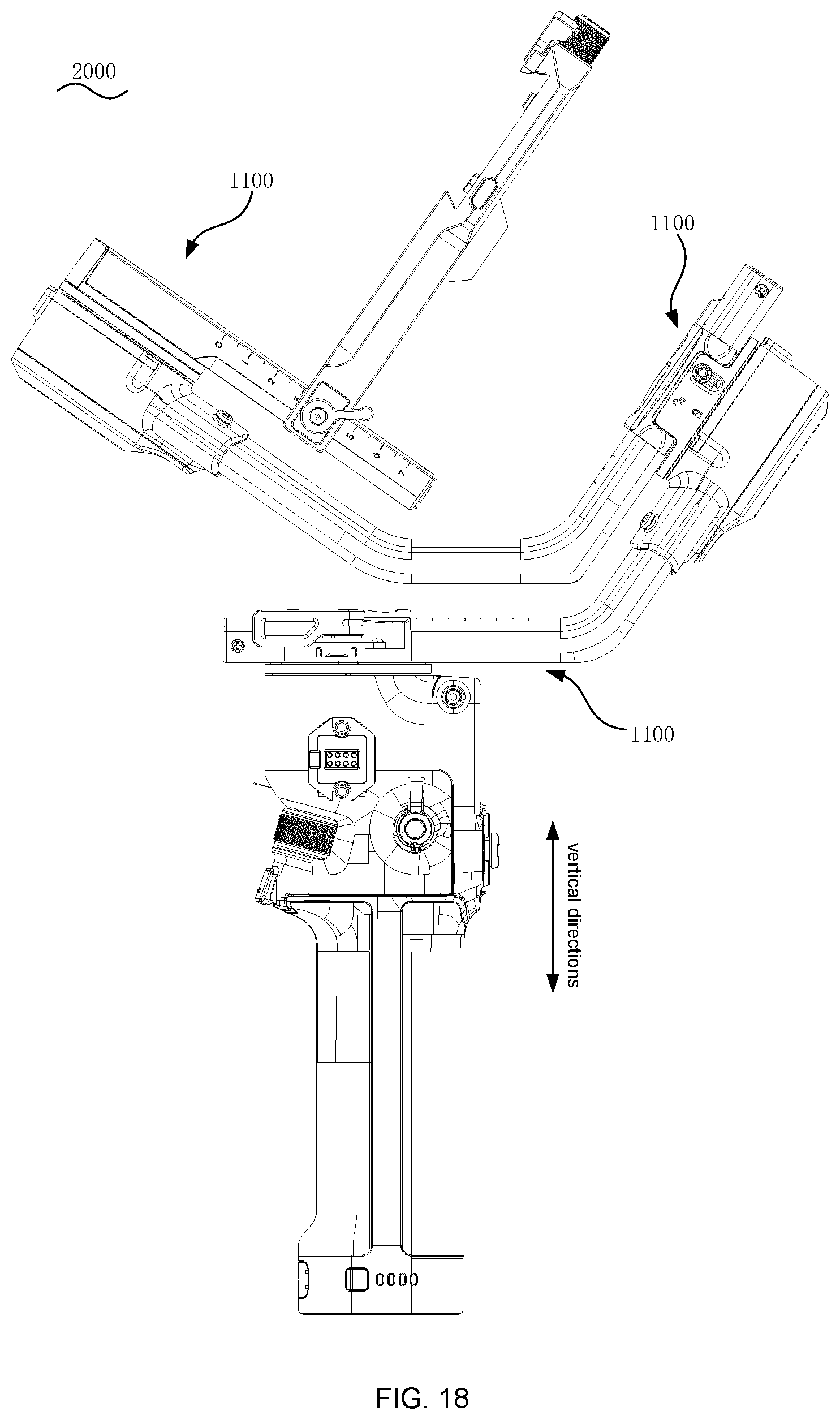 Patent US12618508 Figure 18 – Gimbal, leveling method and control method thereof, leveling motor and gimbal assembly