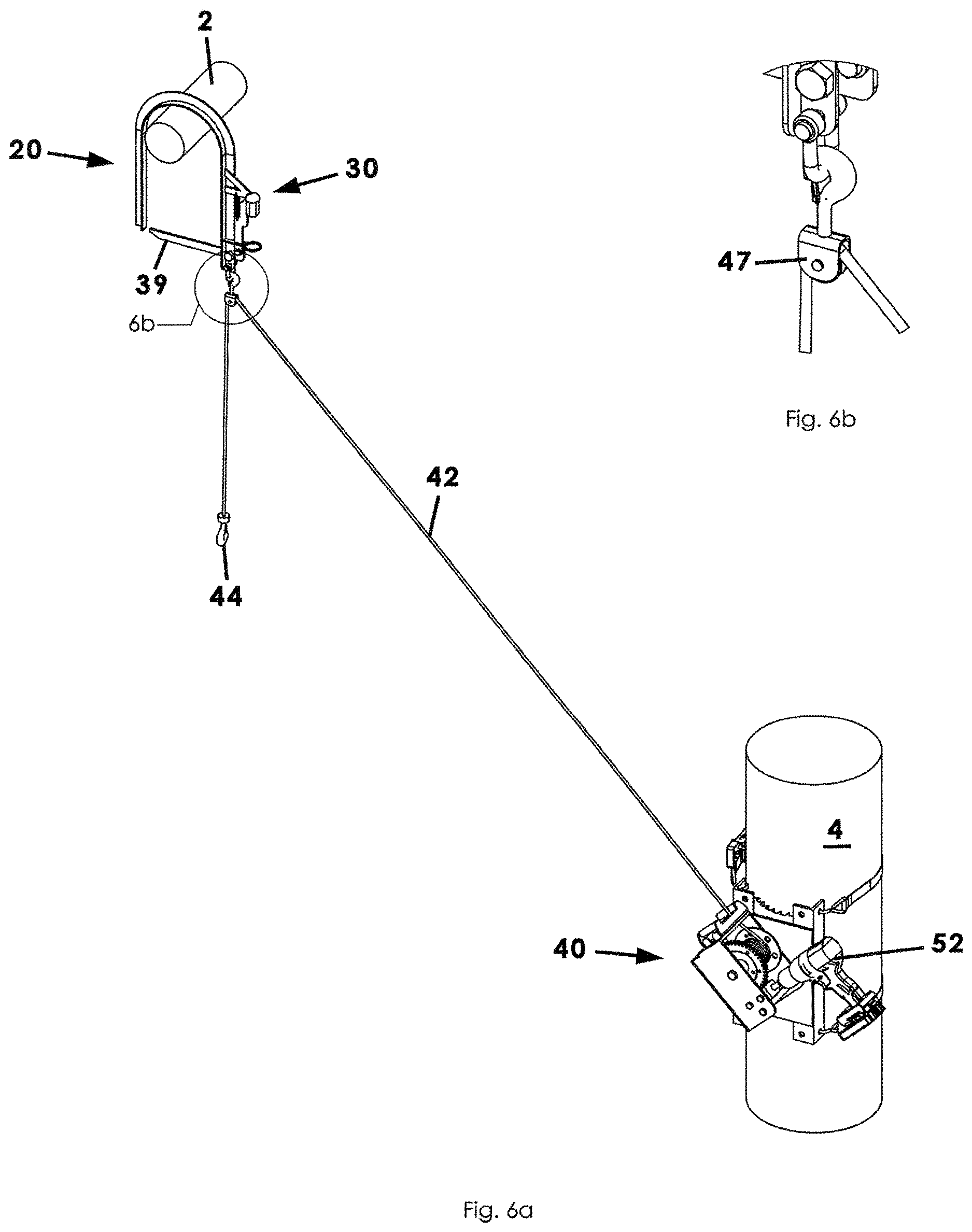 Patent US12618510 Figure 6 – Game feeder hook and hoist apparatus