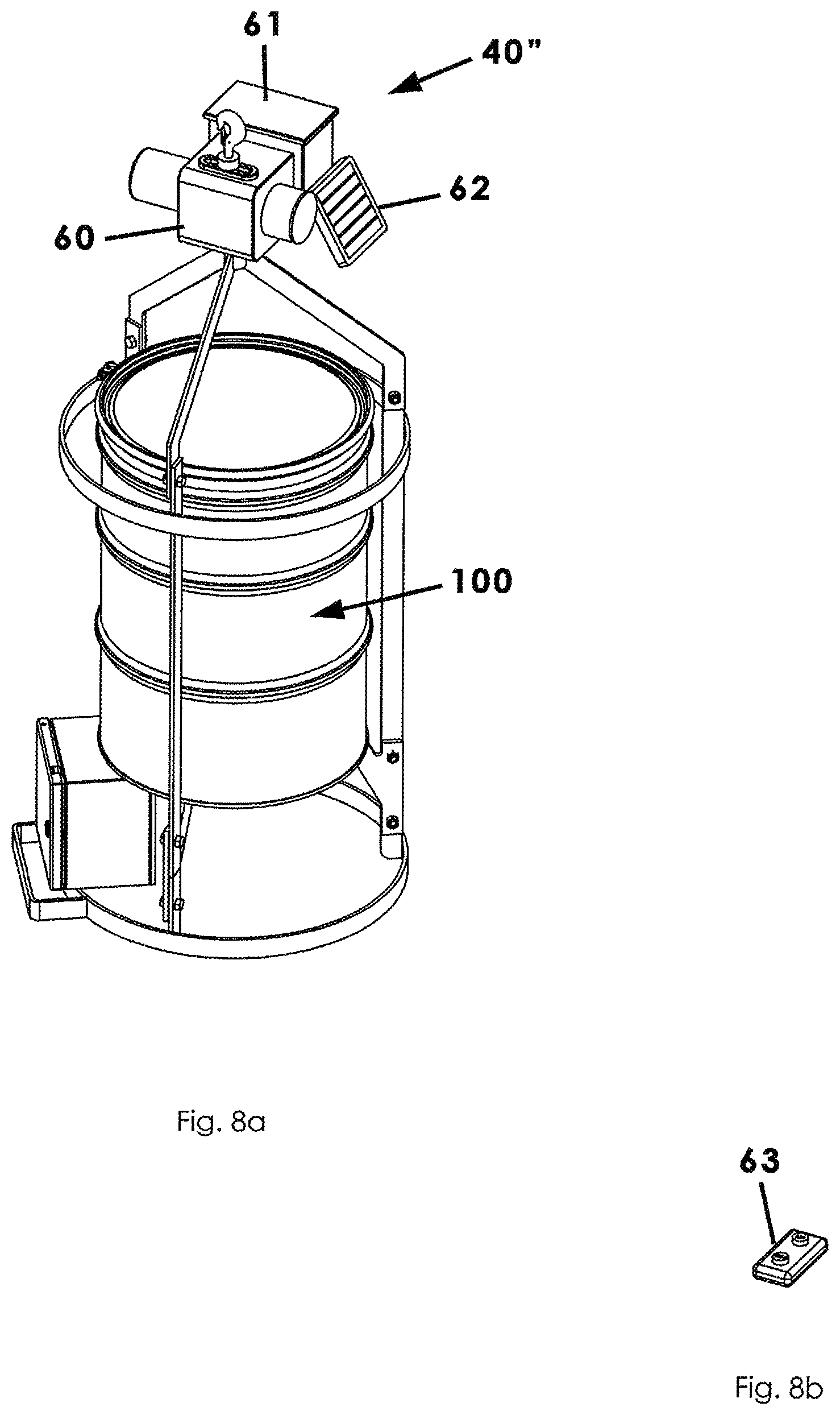 Patent US12618510 Figure 8 – Game feeder hook and hoist apparatus