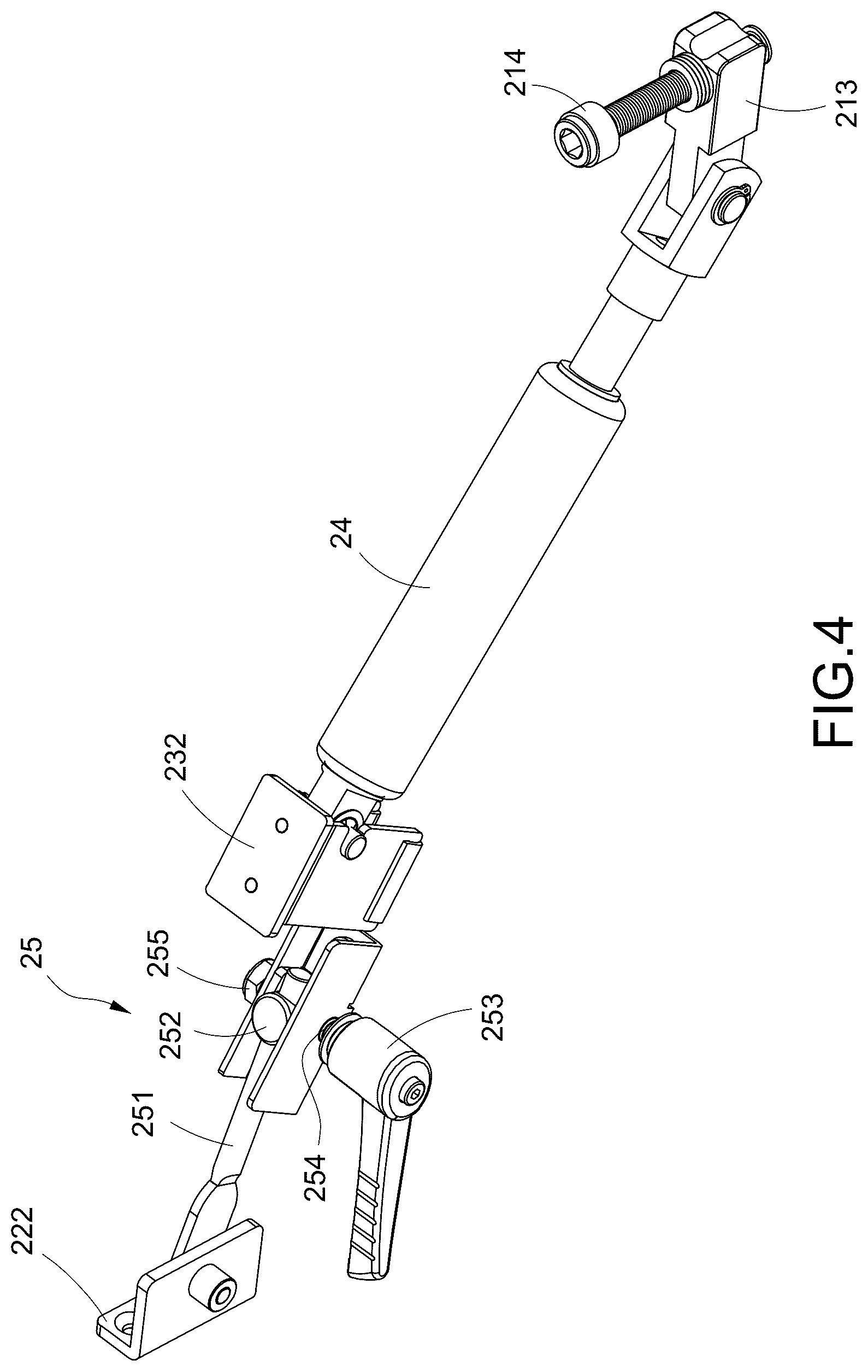 Patent US12618511 Figure 4 – Support frame structure with locking mechanism