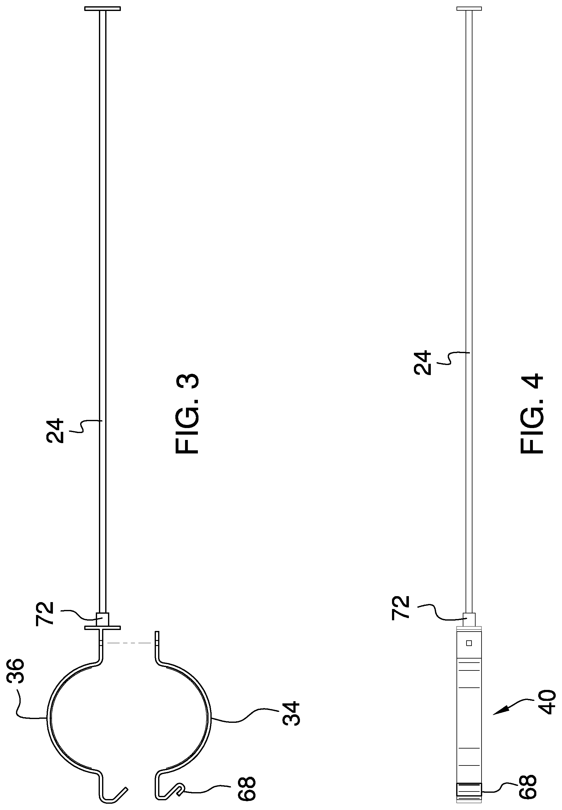 Patent US12618512 Figure 3 – Fence mounted shelving device