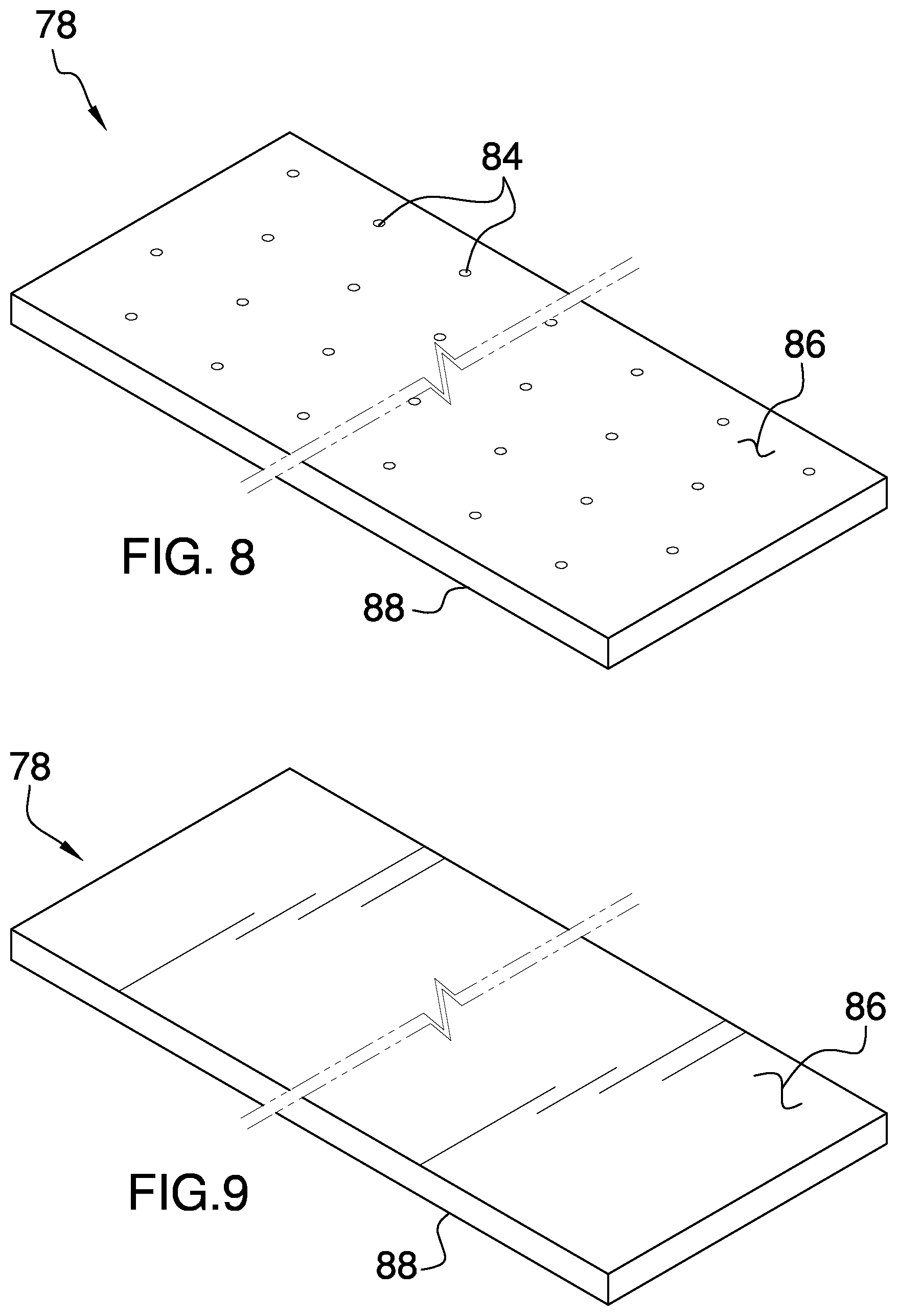 Patent US12618512 Figure 7 – Fence mounted shelving device
