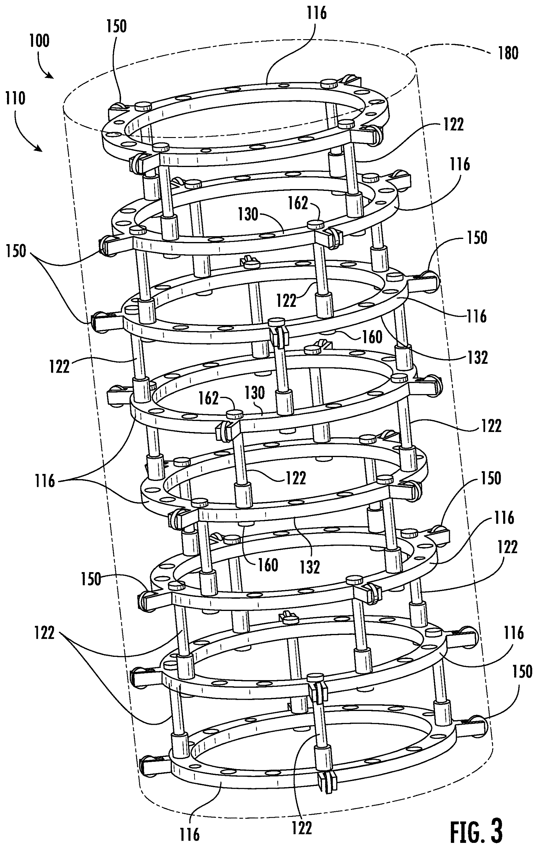 Patent US12618514 Figure 3 – Variable volume vessel with over-travel protection and/or anti-binding features