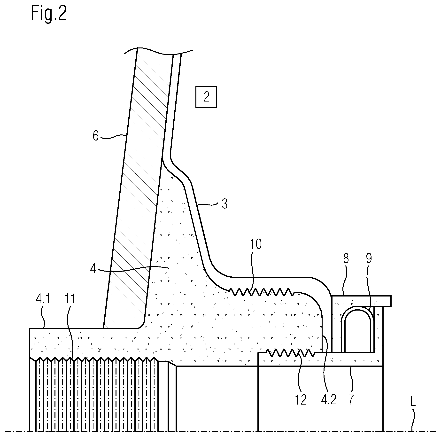 Patent US12618518 Figure 2 – Cap for a pressure tank, and pressure tank for a gas-powered vehicle