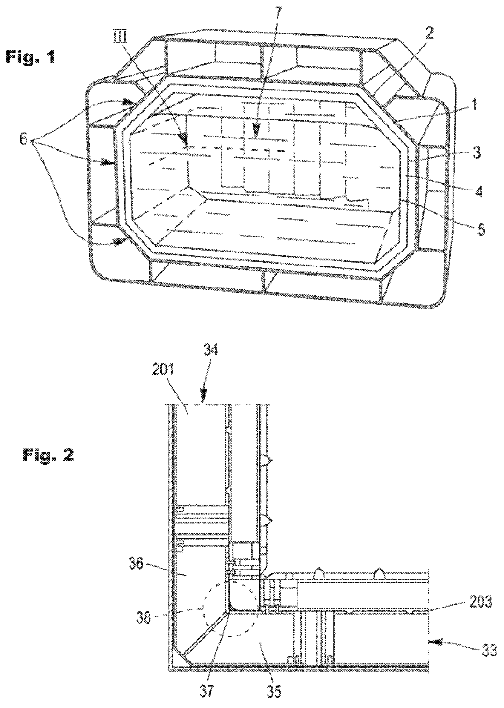 Patent US12618520 Figure 1 – Sealed and thermally insulating tank