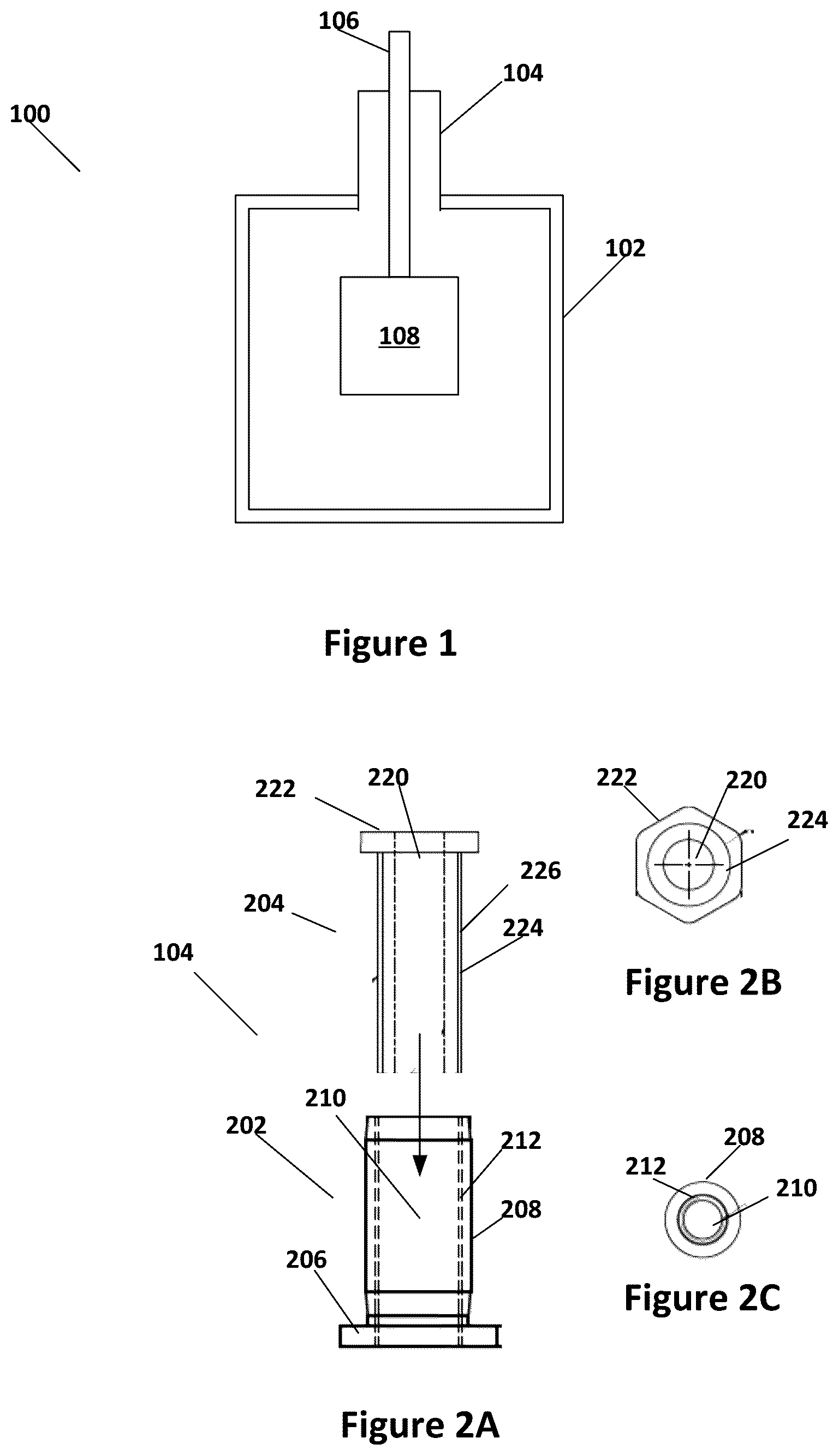 Patent US12618522 Figure 1 – Feedthrough for a pressure vessel