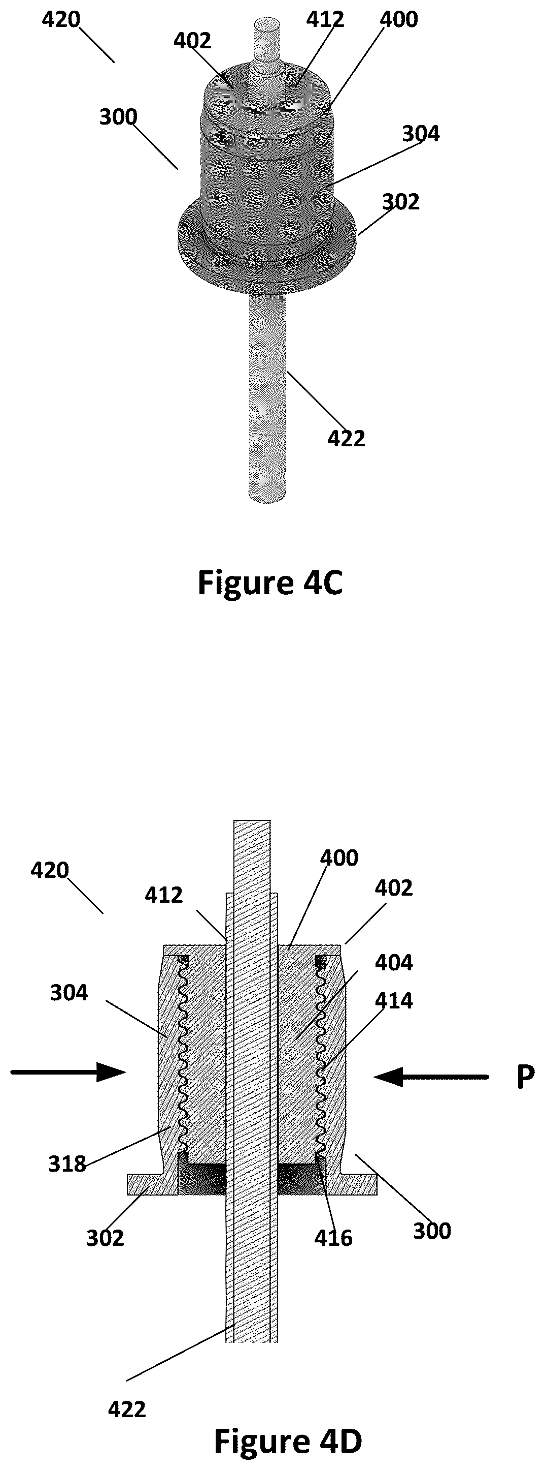 Patent US12618522 Figure 3 – Feedthrough for a pressure vessel