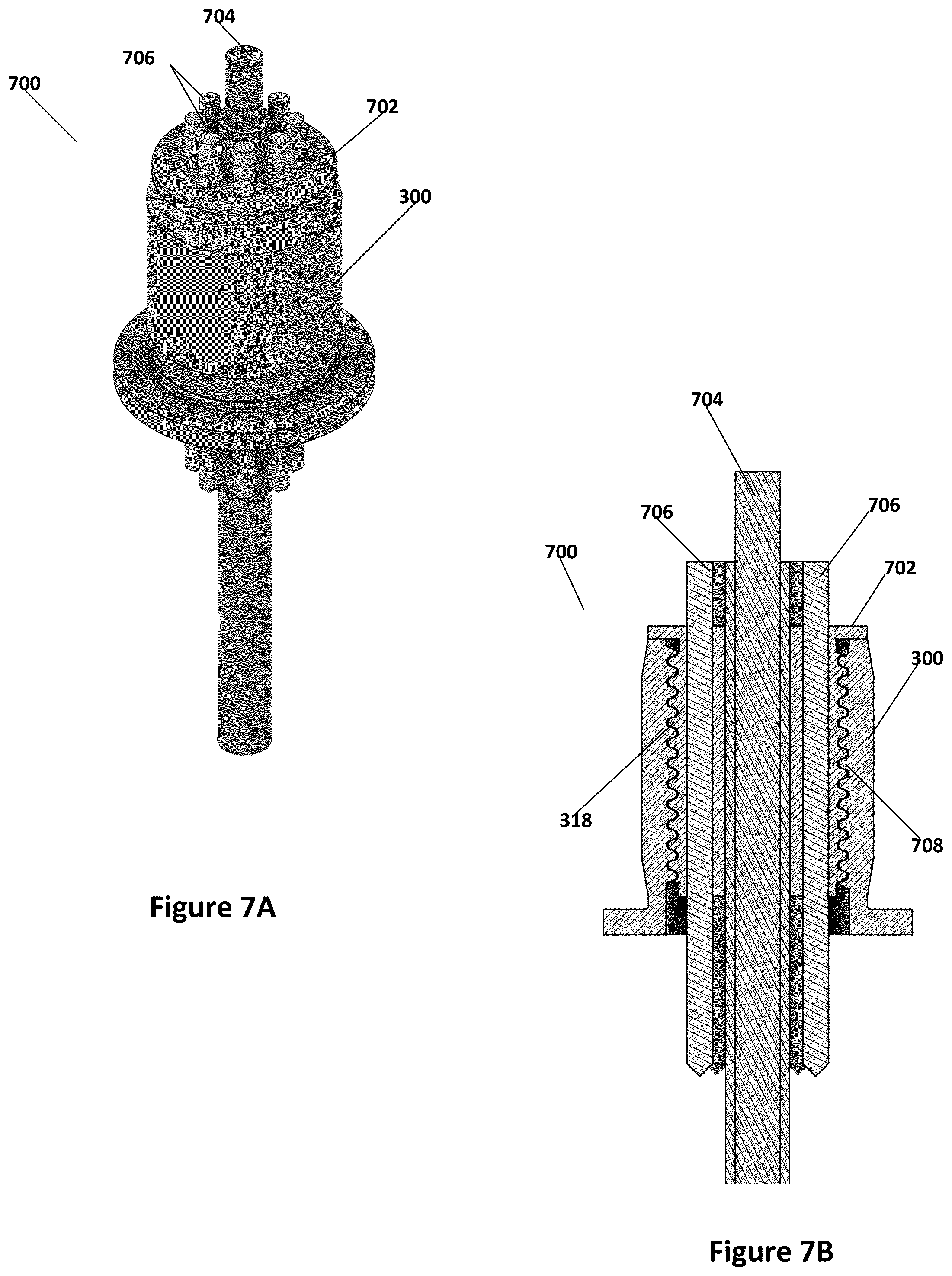 Patent US12618522 Figure 9 – Feedthrough for a pressure vessel