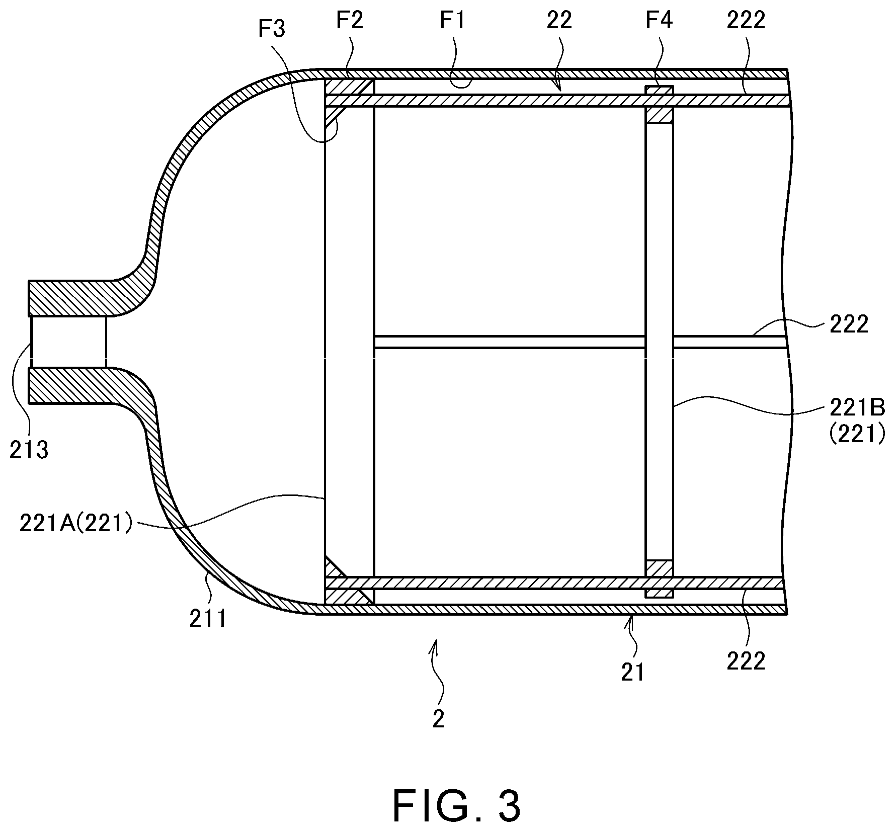 Patent US12618523 Figure 3 – Liquid tank, rocket, and method of manufacturing liquid tank