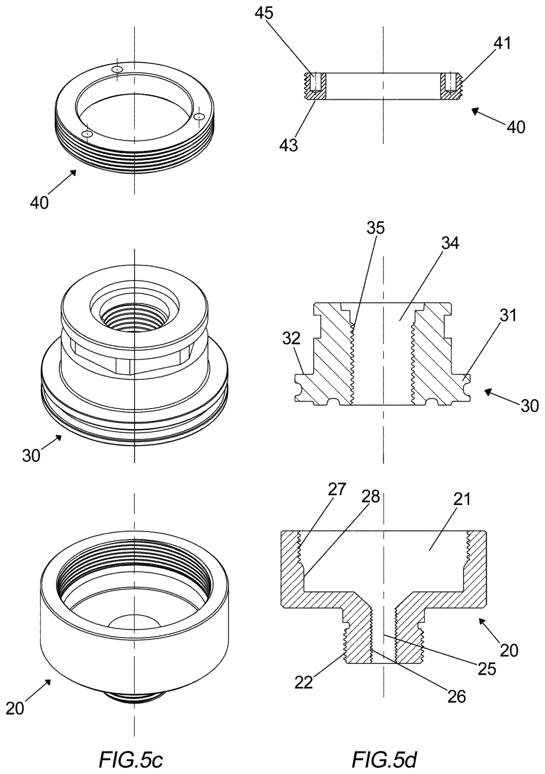 Patent US12618526 Figure 4 – Nozzle for high-pressure cylinders
