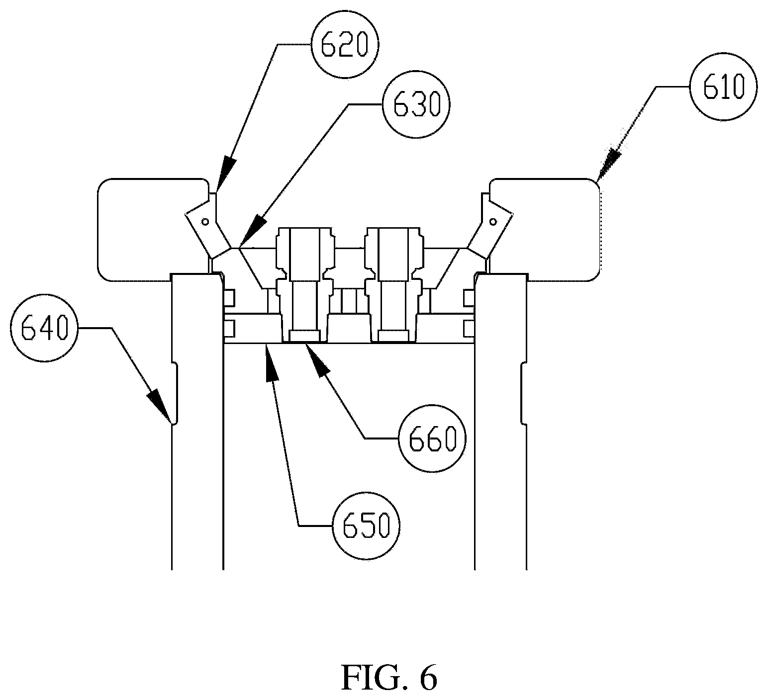 Patent US12618527 Figure 6 – Pressure vessel incorporating rapid, toolless assembly and disassembly