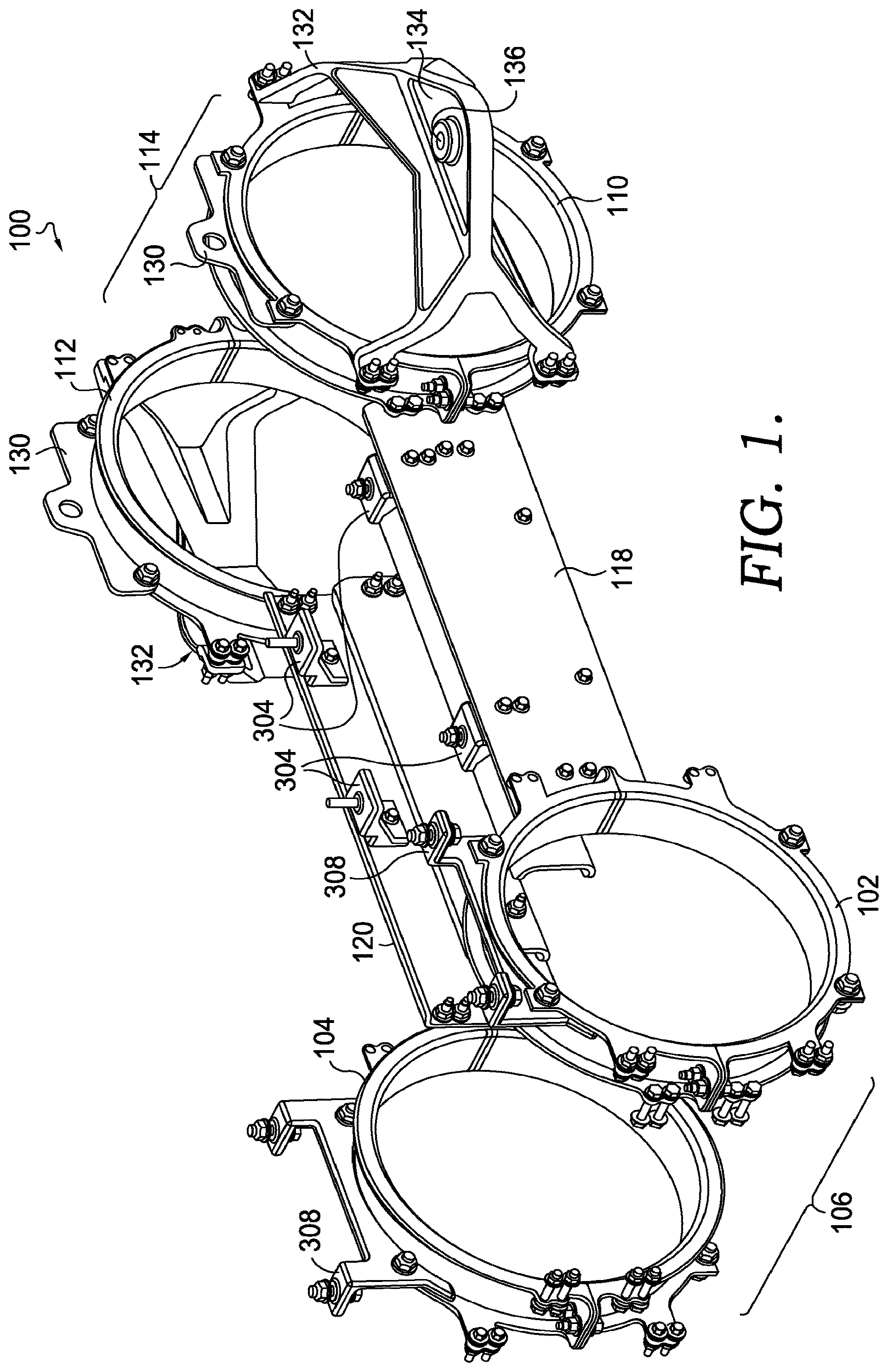 Patent US12618531 Figure 1 – Air tank integrated front box structure
