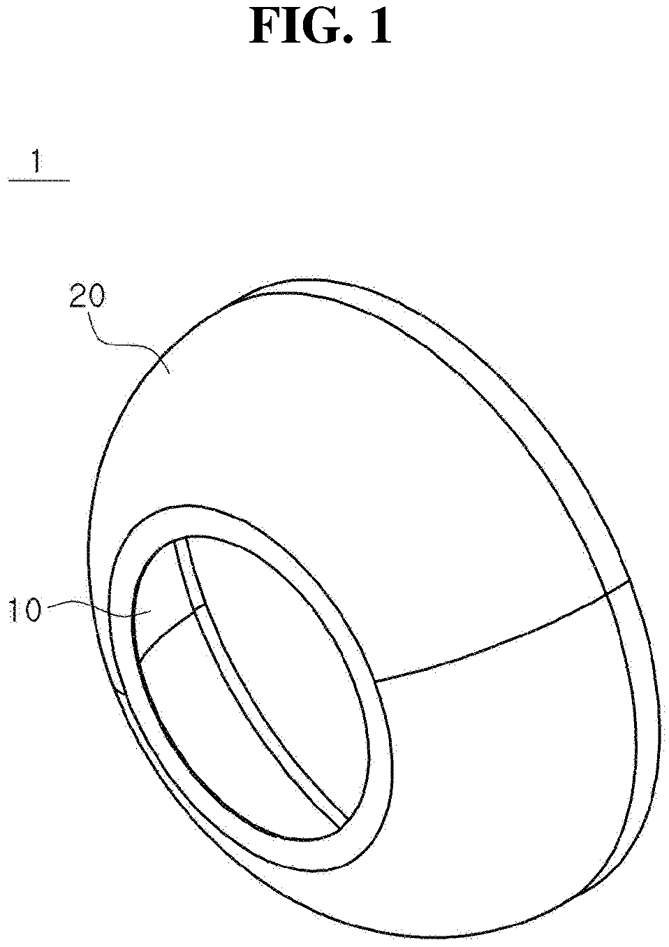 Patent US12618532 Figure 1 – Protective cover for shoulder part of pressure vessel
