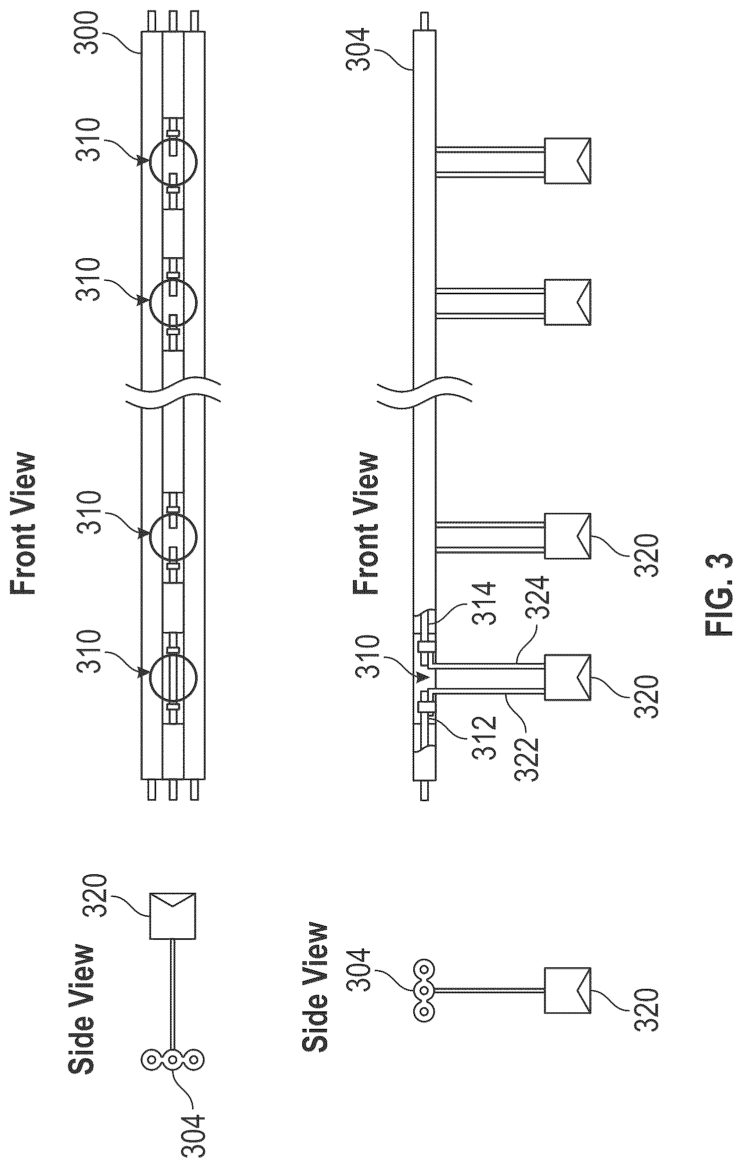 Patent US12618533 Figure 2 – Three-wire flat cable high-voltage plug-in light string and method of making thereof