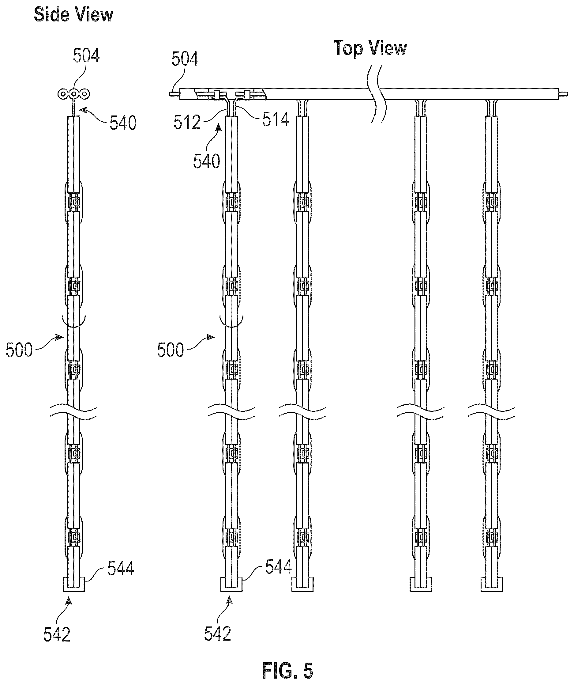 Patent US12618533 Figure 4 – Three-wire flat cable high-voltage plug-in light string and method of making thereof