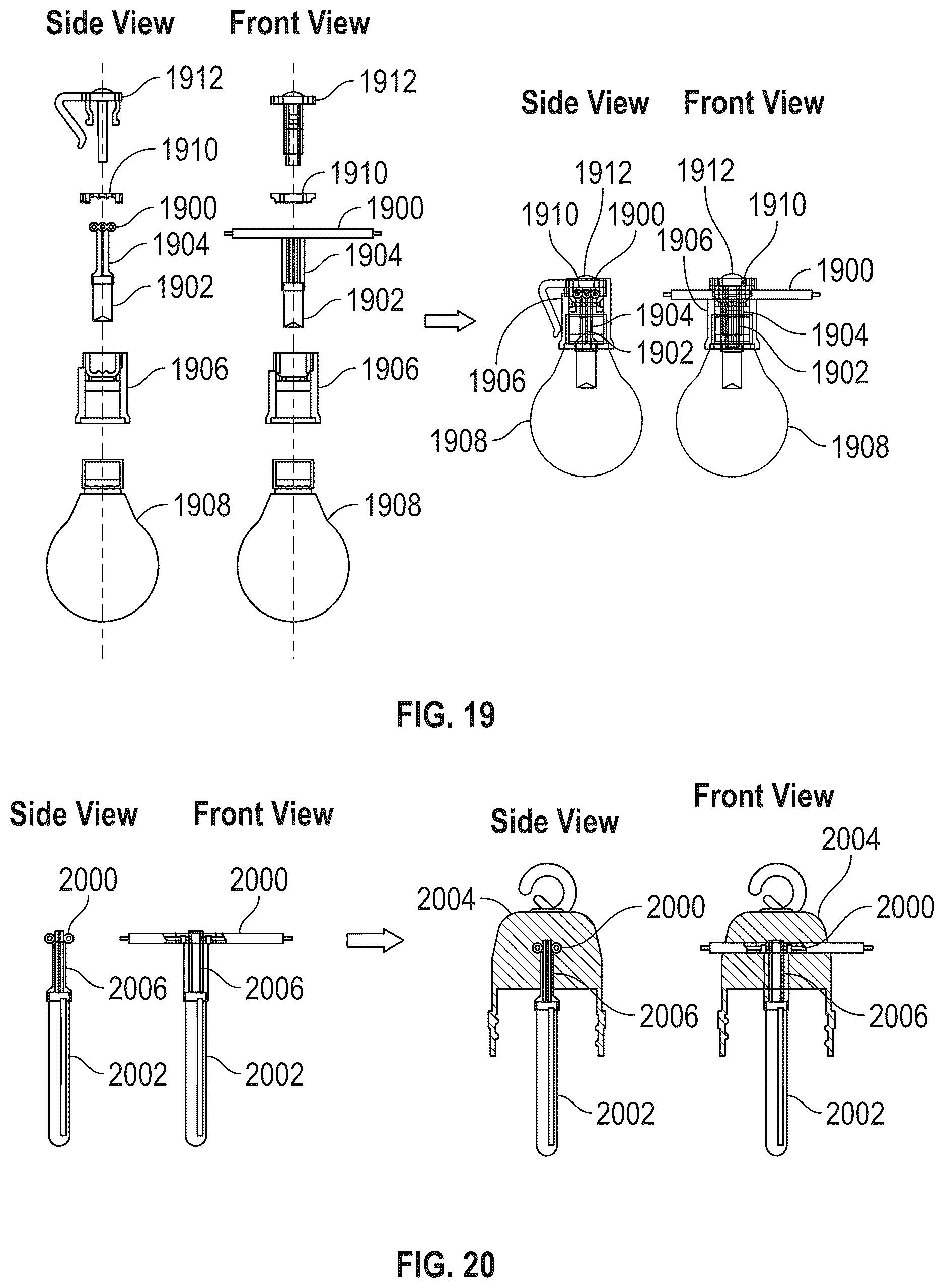 Patent US12618533 Figure 12 – Three-wire flat cable high-voltage plug-in light string and method of making thereof