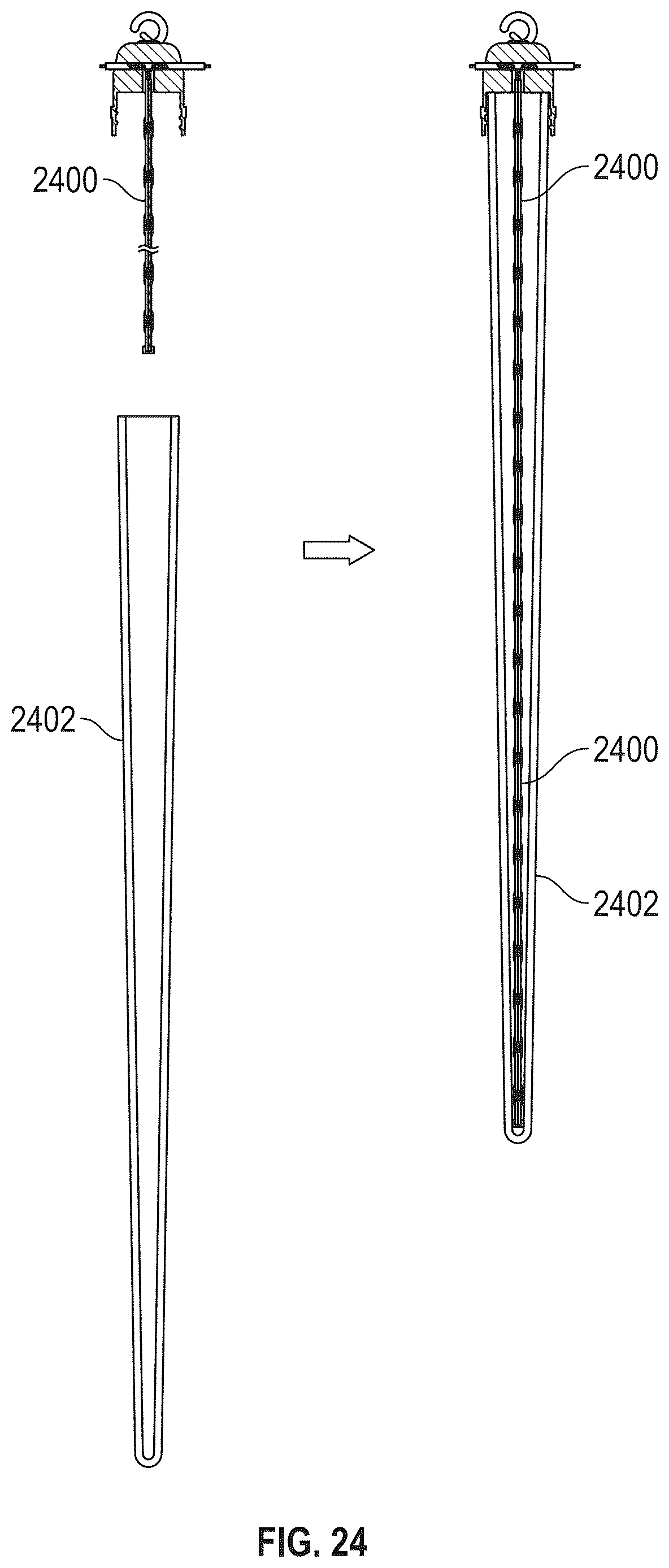 Patent US12618533 Figure 15 – Three-wire flat cable high-voltage plug-in light string and method of making thereof