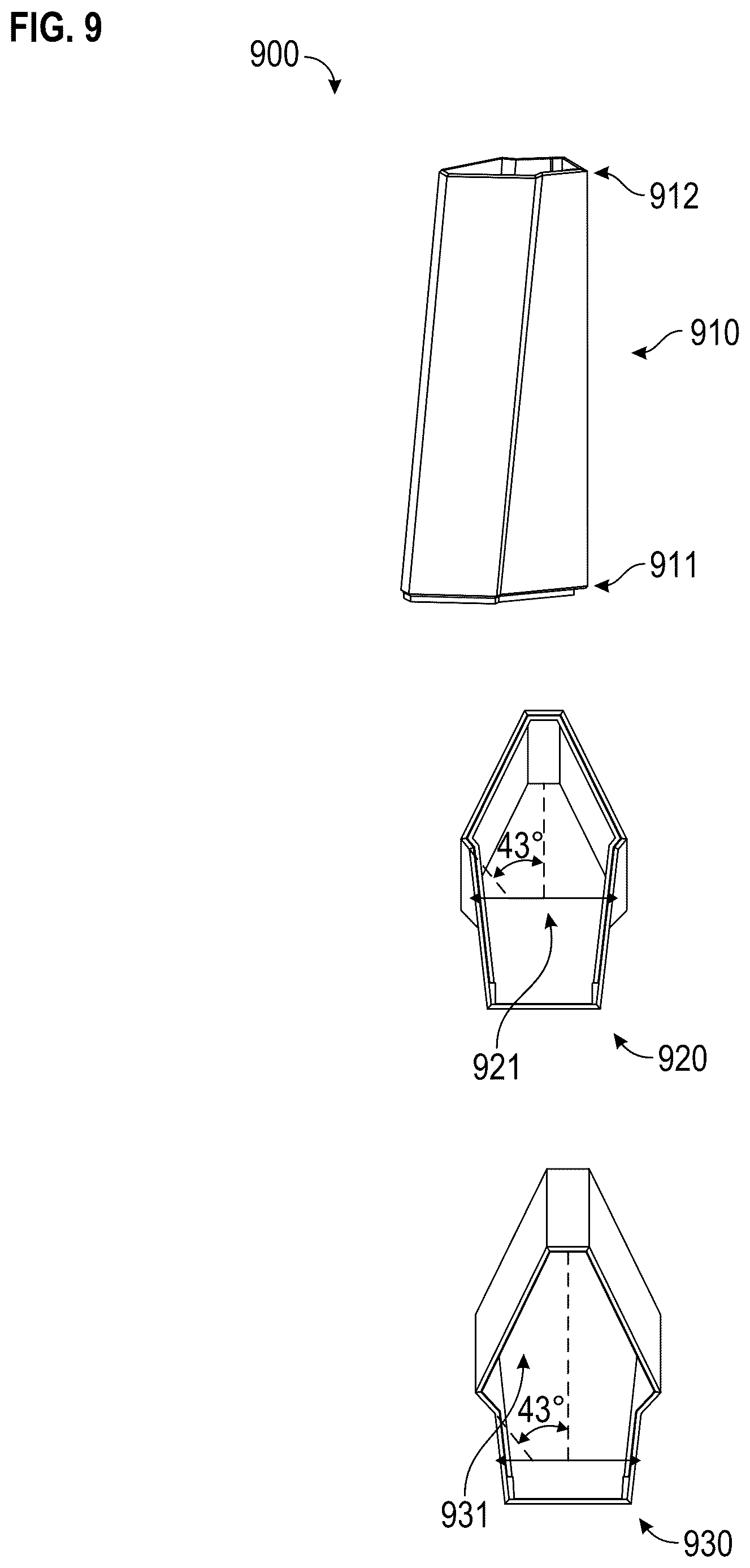 Patent US12618534 Figure 8 – Multi-functional streetlight