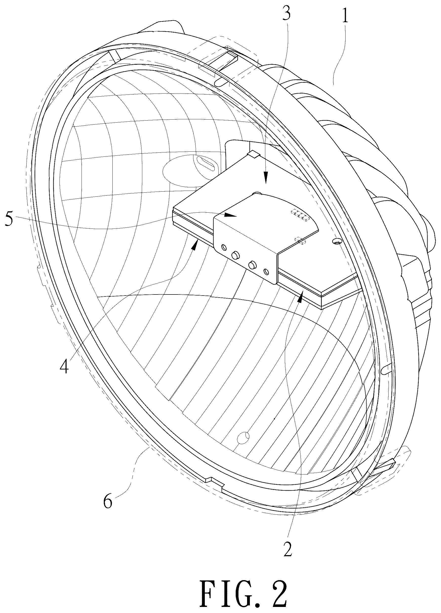 Patent US12618535 Figure 2 – Vintage car headlight with LED light source