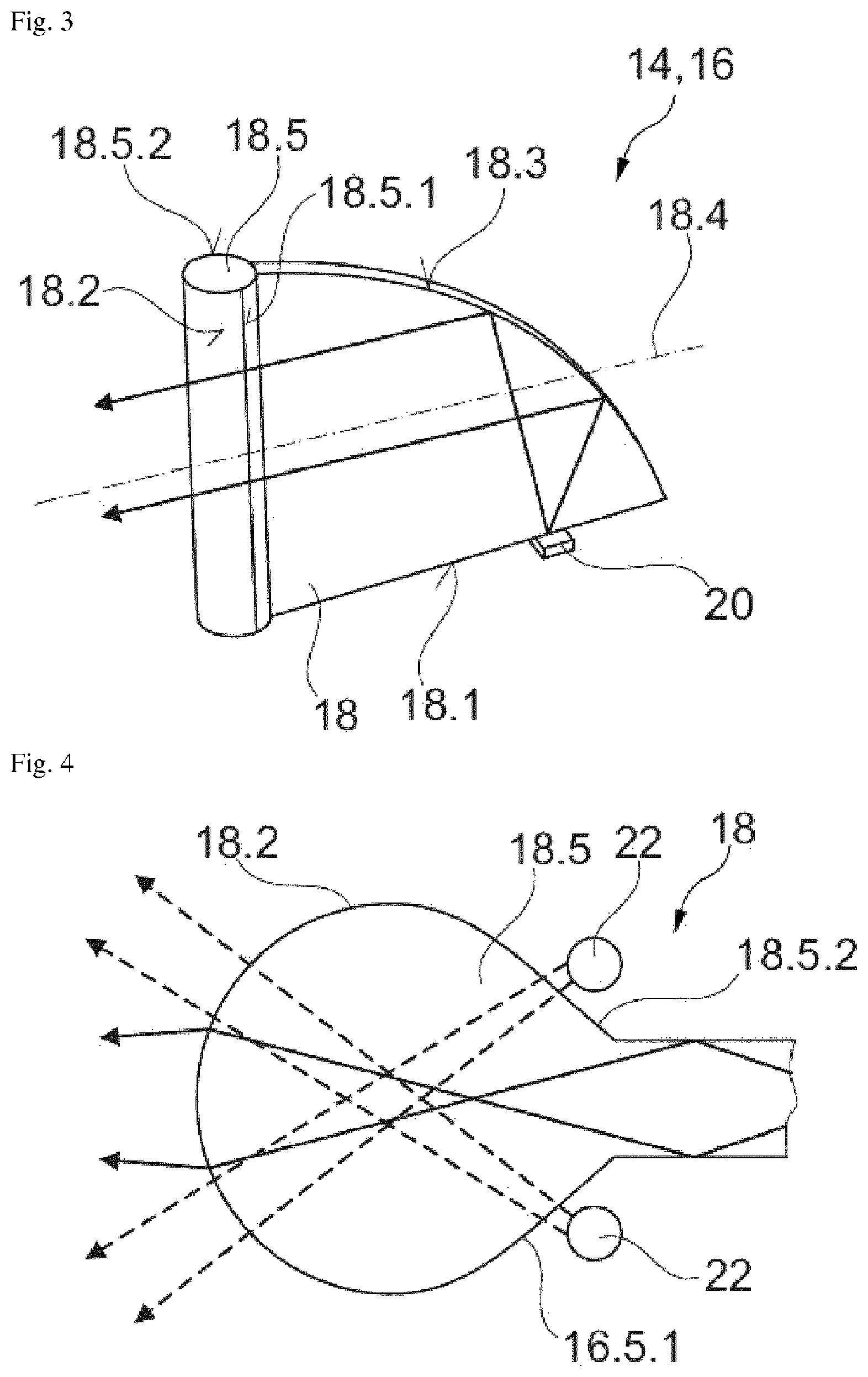 Patent US12618537 Figure 2 – Vertical automotive lighting module with identical day and night lighting aspects
