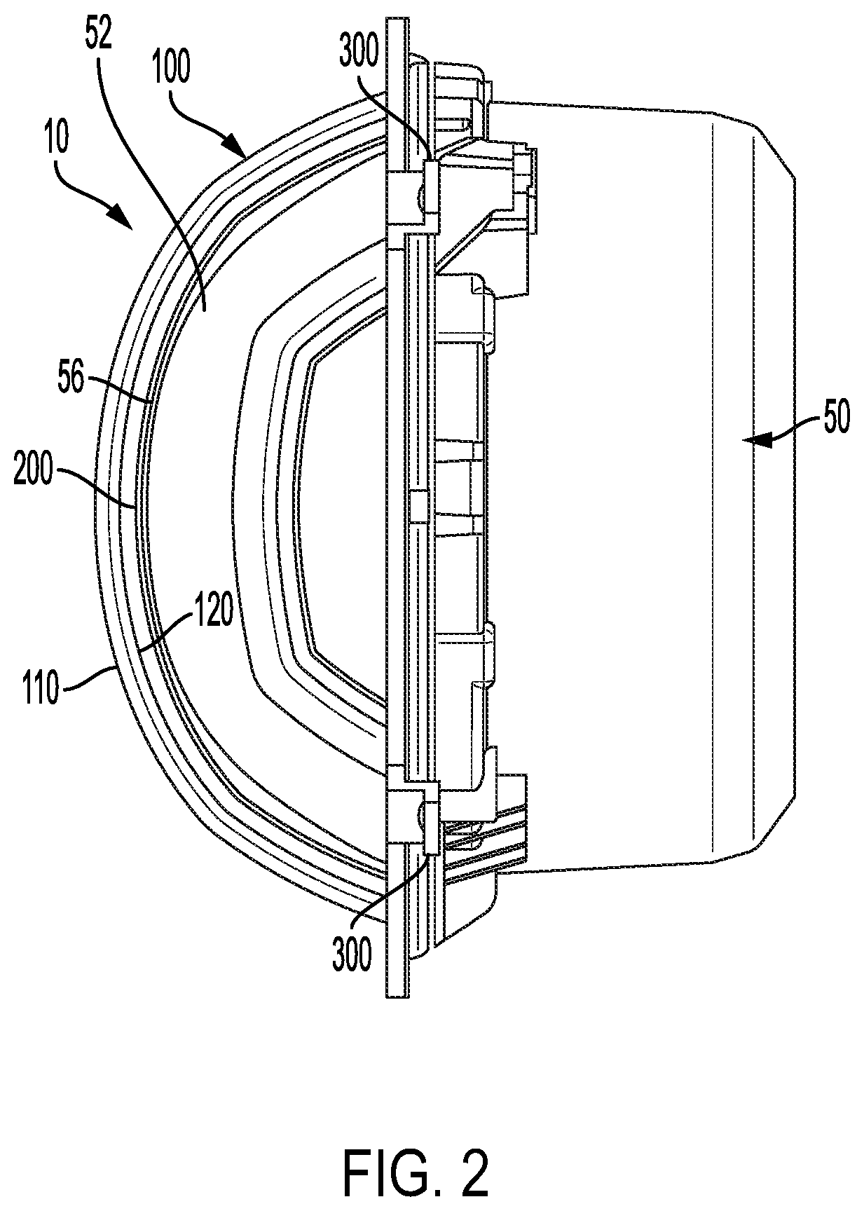 Patent US12618541 Figure 2 – Apparatus for defrosting a vehicle light