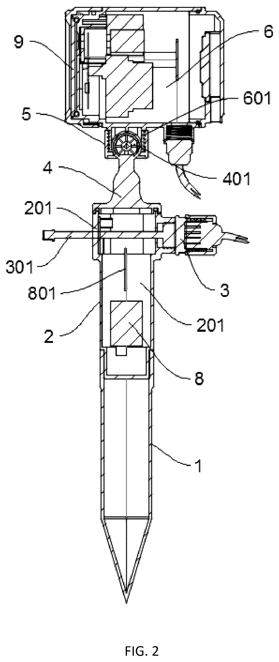 Patent US12618547 Figure 2 – Projection lamp with rodent repulsion effect