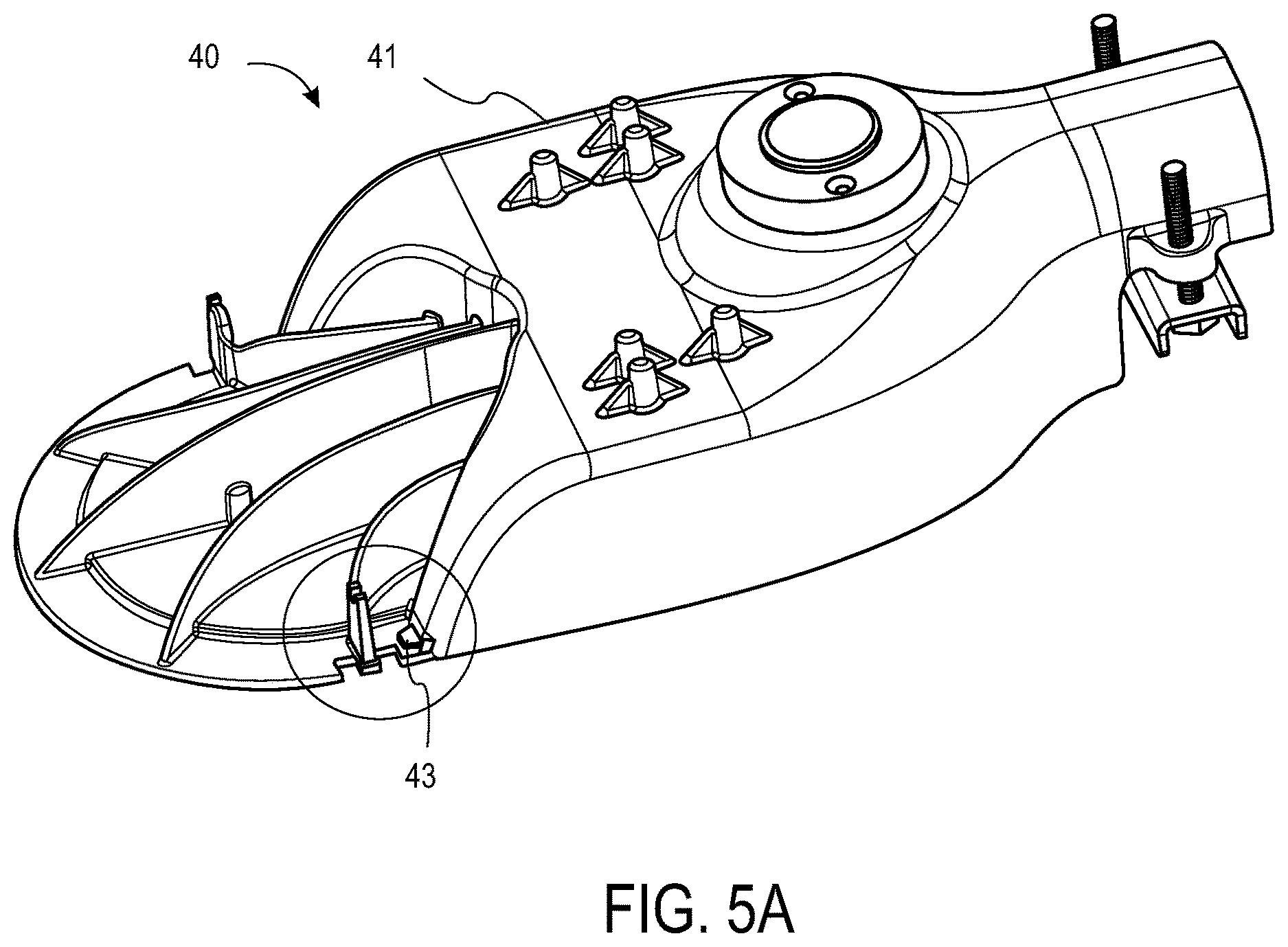 Patent US12618551 Figure 5 – Tooless cover retention and moisture protection for luminaires