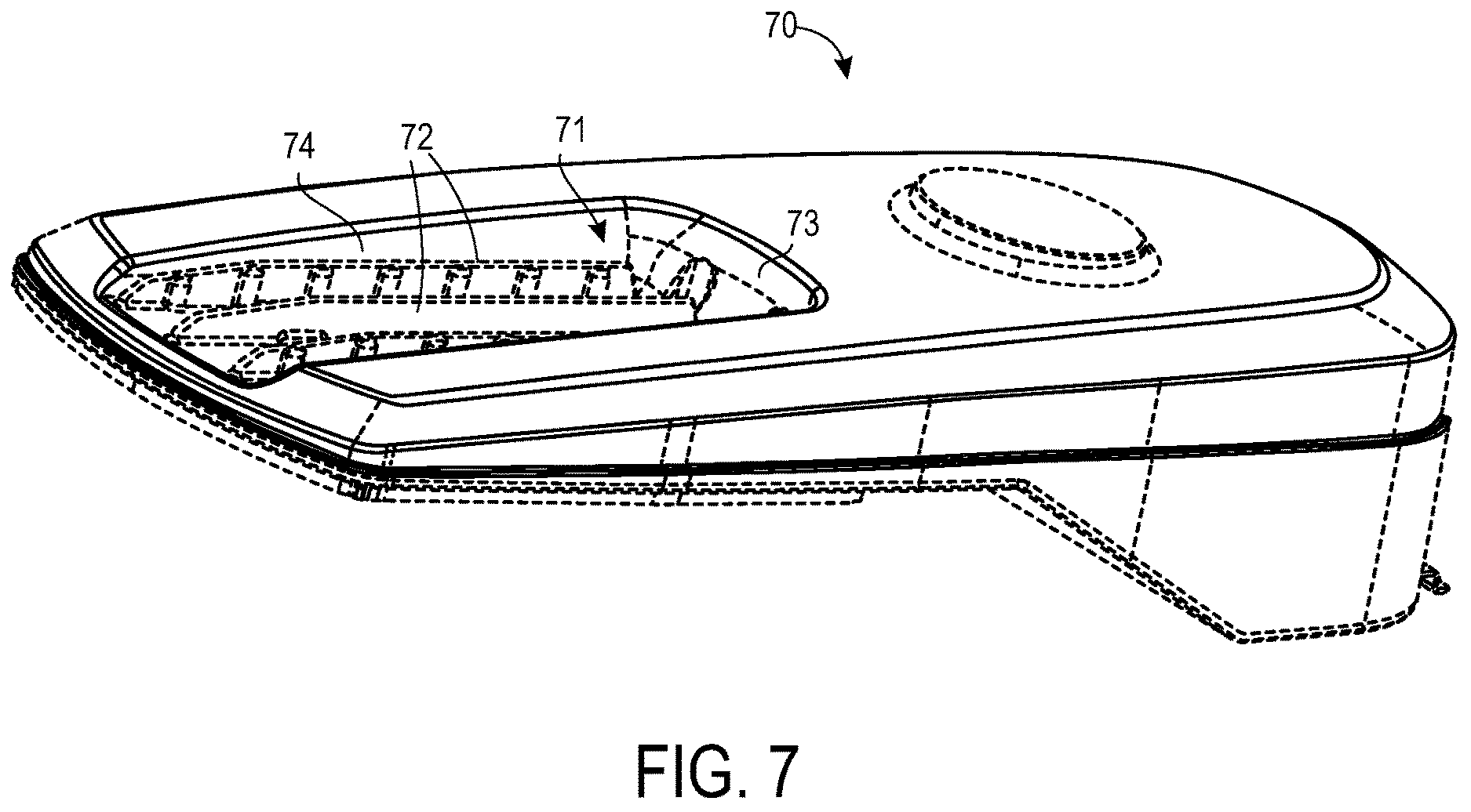 Patent US12618551 Figure 8 – Tooless cover retention and moisture protection for luminaires