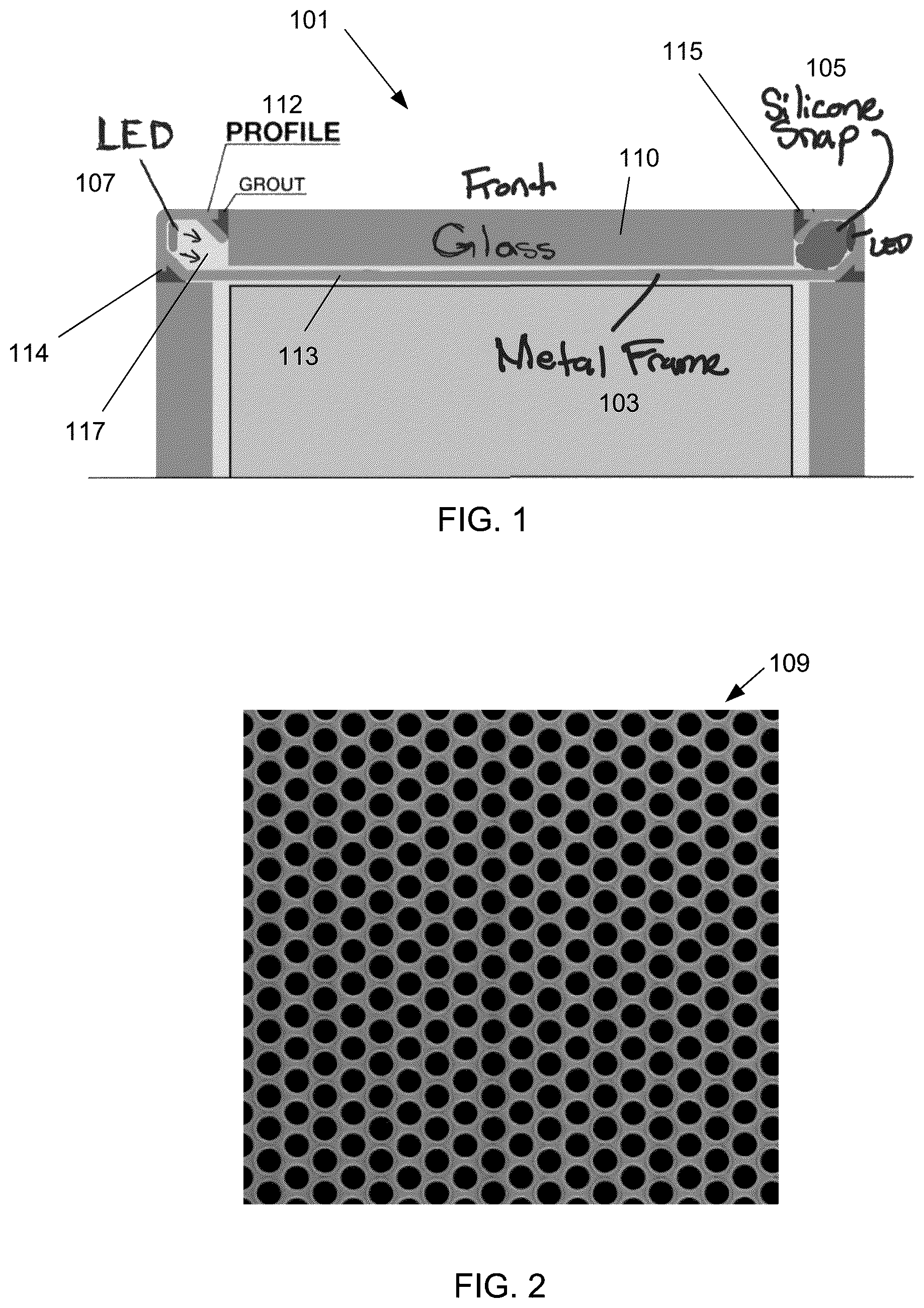 Patent US12618552 — Glowing tile assembly — Figure 1