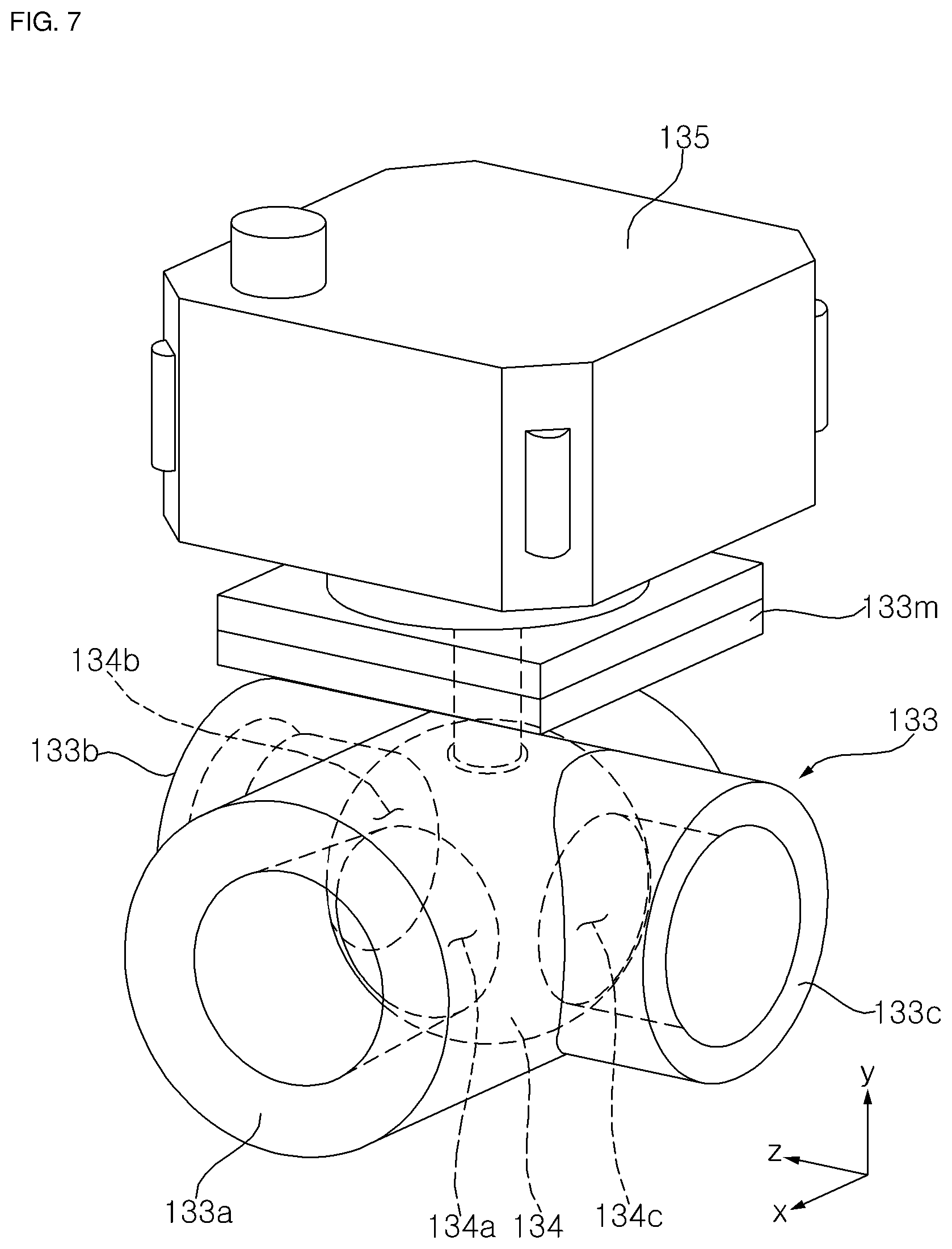 Patent US12618559 Figure 7 – Gas furnace and air conditioner having the same