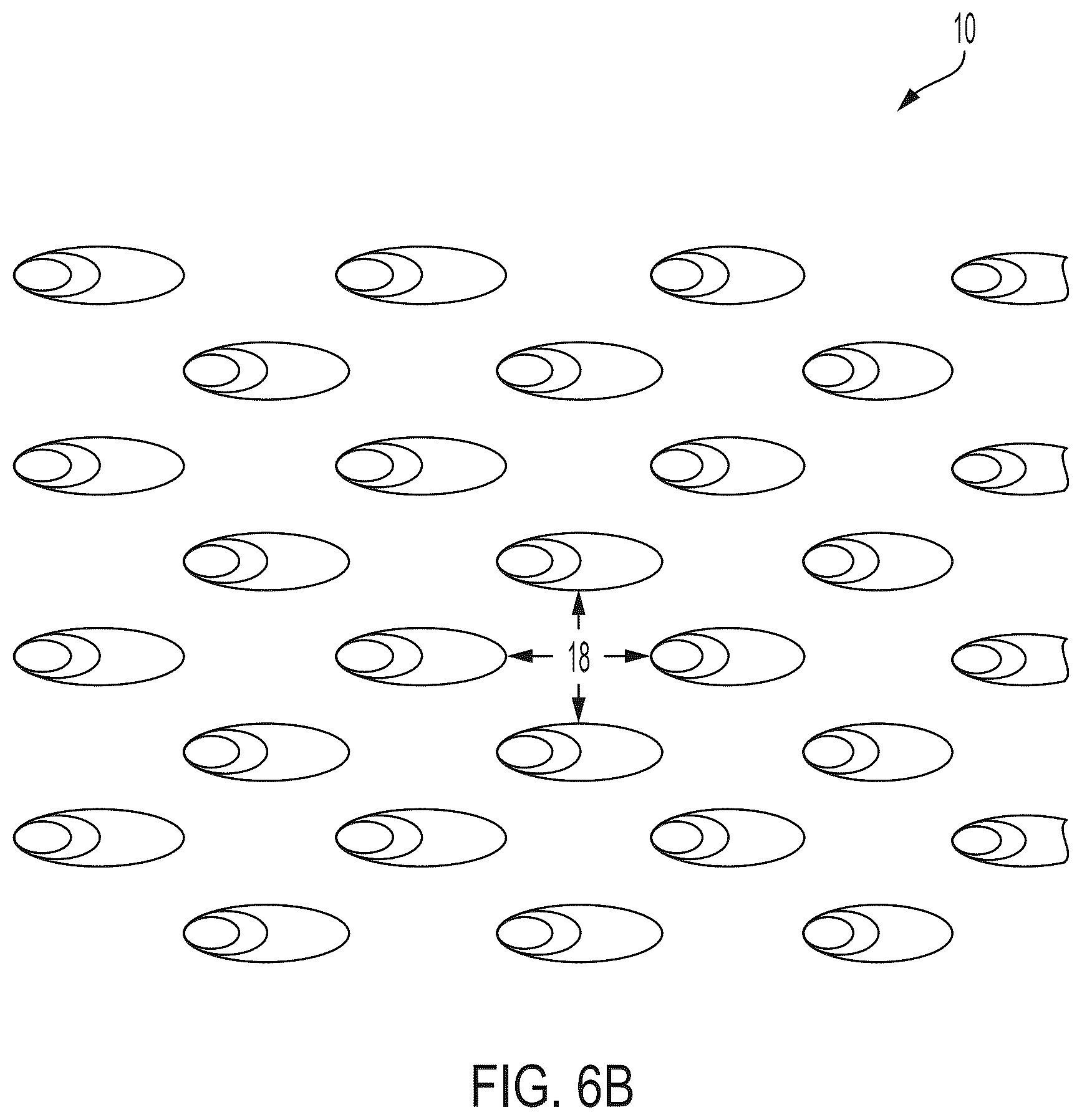 Patent US12618561 Figure 7 – Combustion liner having cooling holes with stepped lateral sidewalls