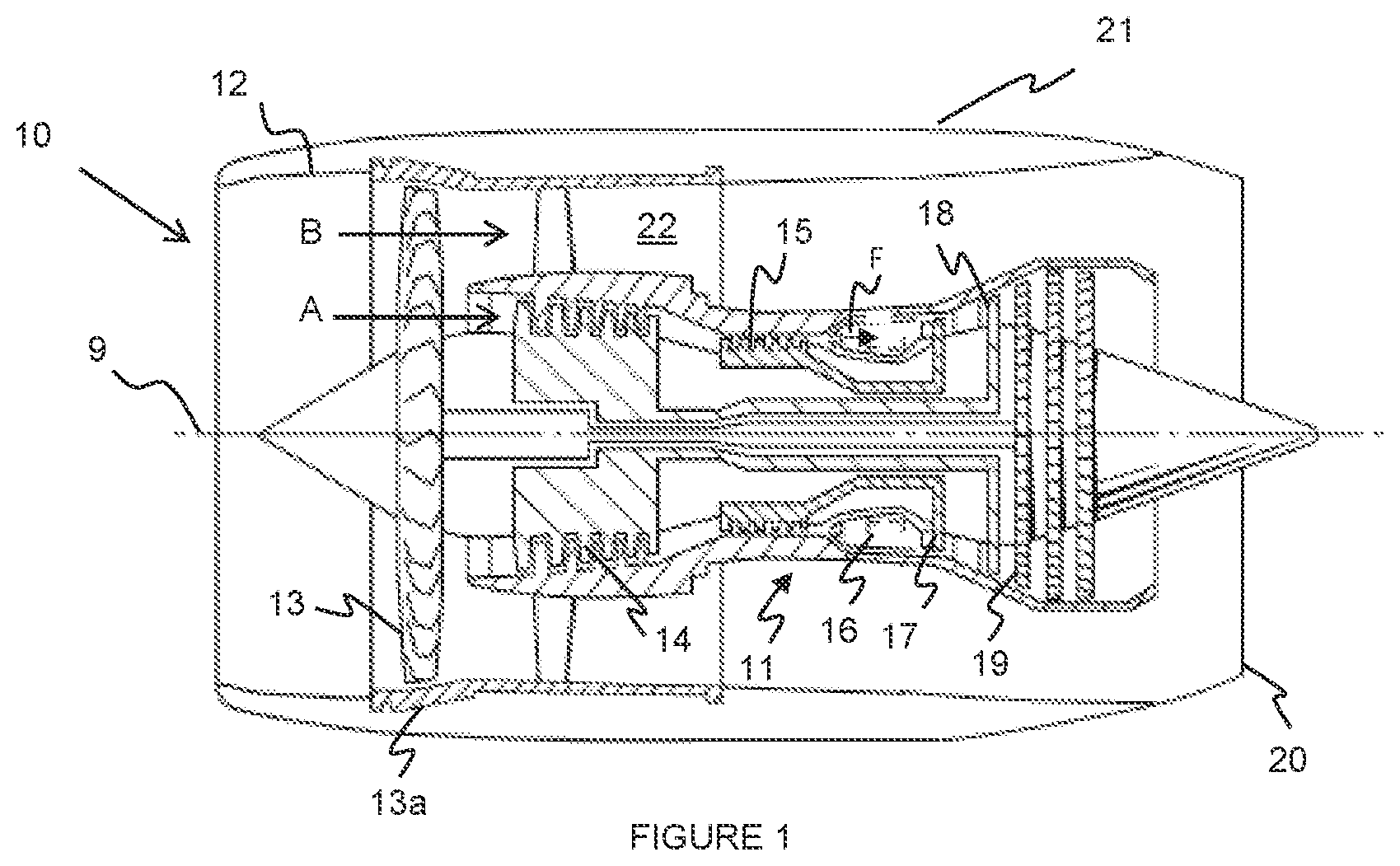 Patent US12618563 Figure 1 – Lean burn combustion system