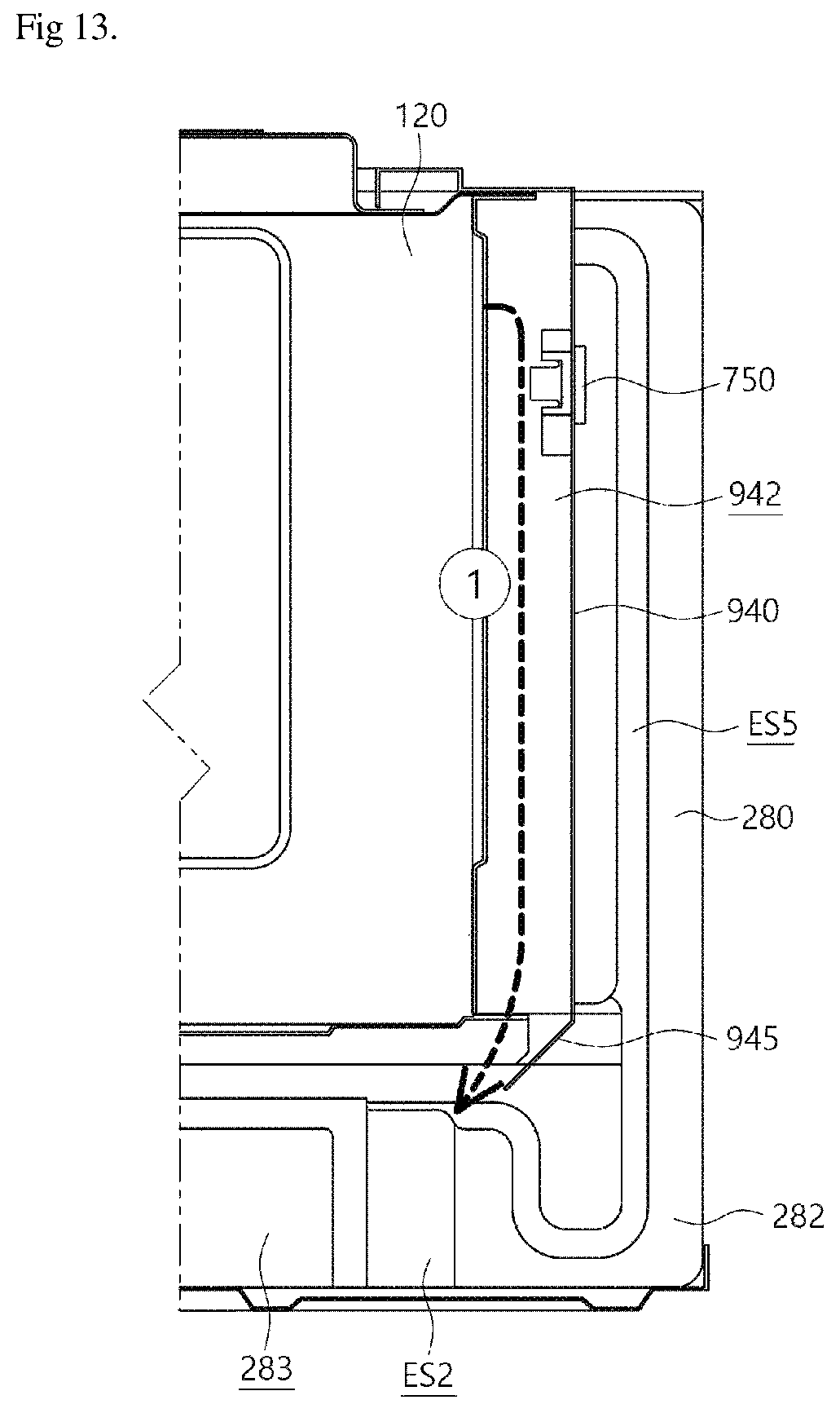 Patent US12618566 Figure 13 – Cooking appliance