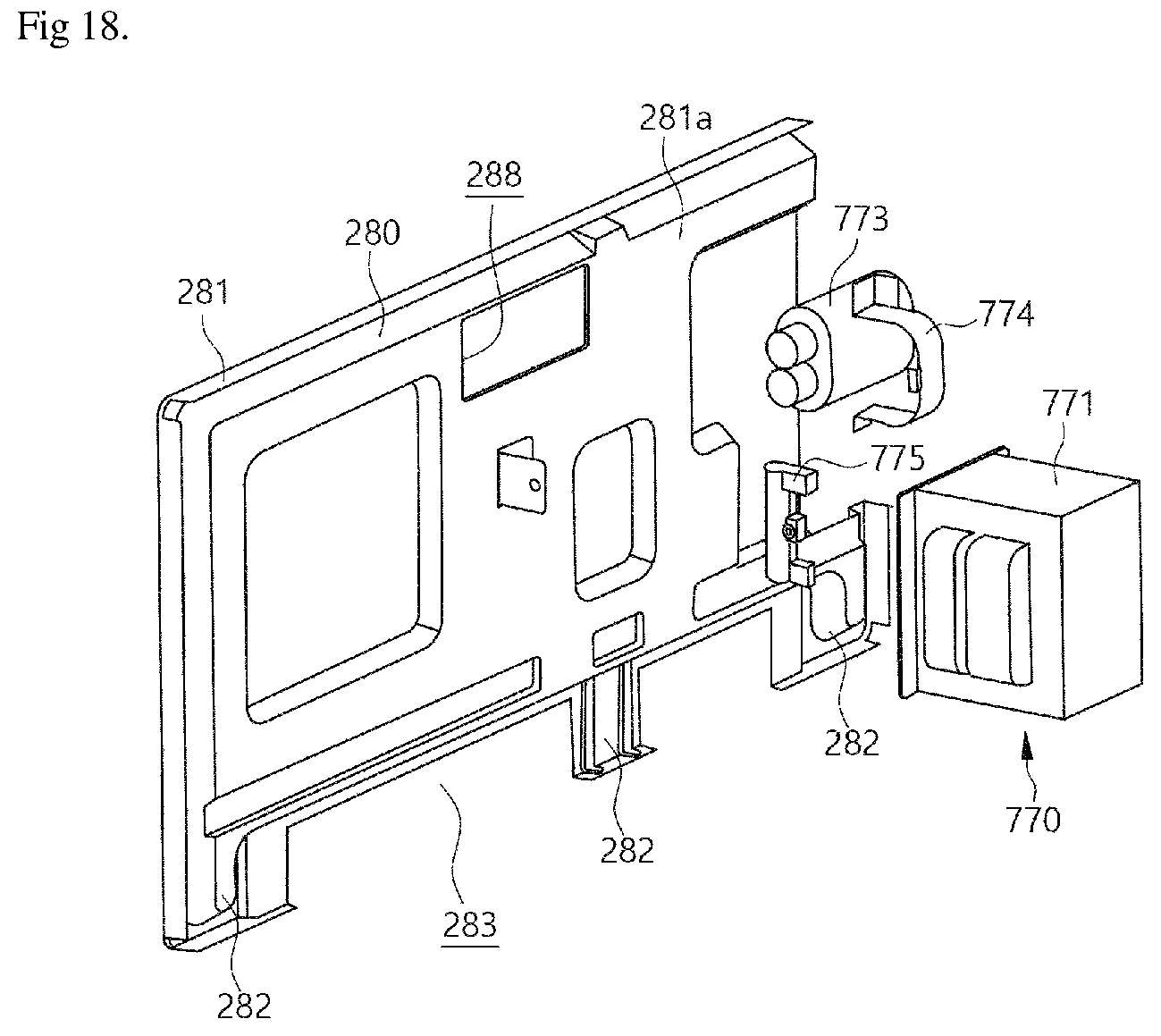 Patent US12618566 Figure 18 – Cooking appliance