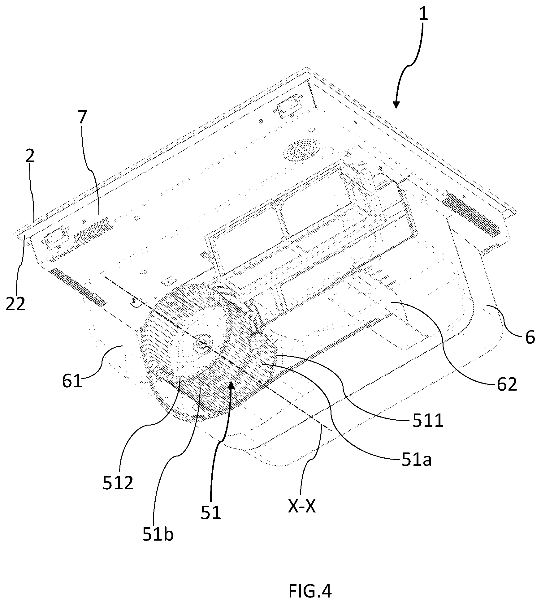Patent US12618568 Figure 4 – Cooking hob with extractor hood