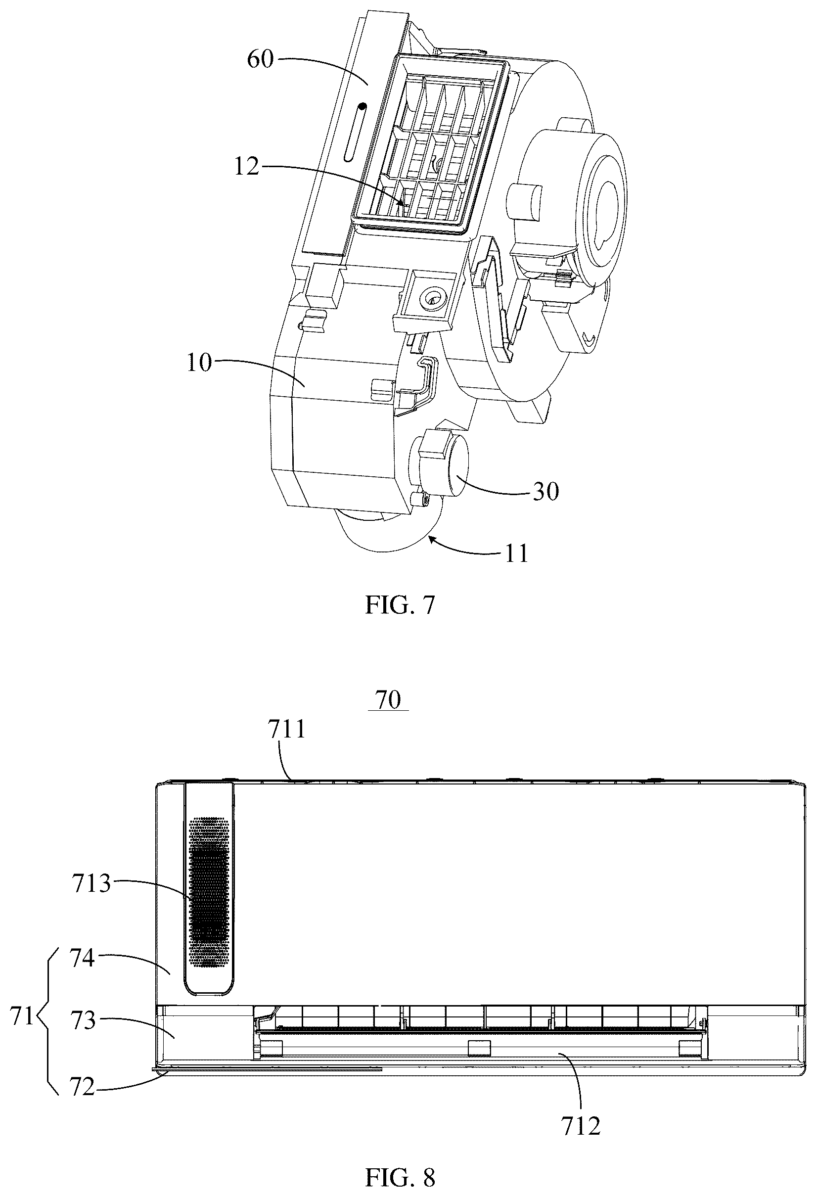 Patent US12618569 Figure 6 – Wall-mounted air conditioning indoor unit and air conditioner