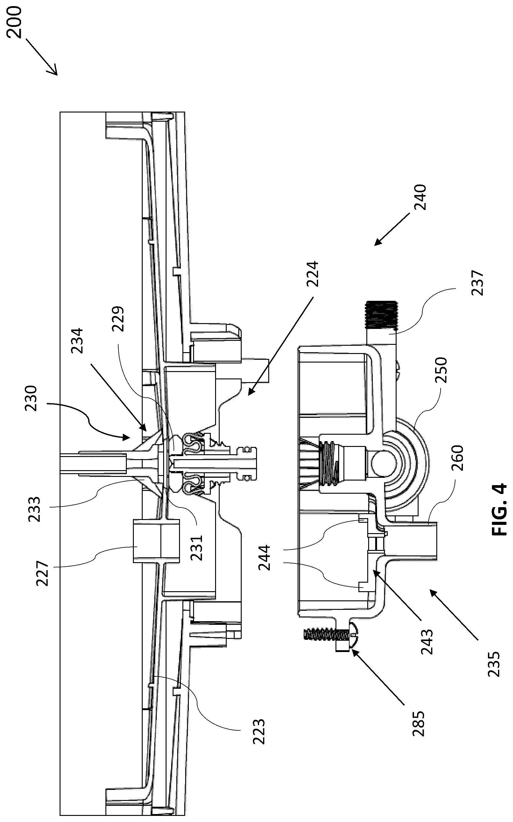Patent US12618572 Figure 3 – Eductor with integrated orifice check valve and scale control tray