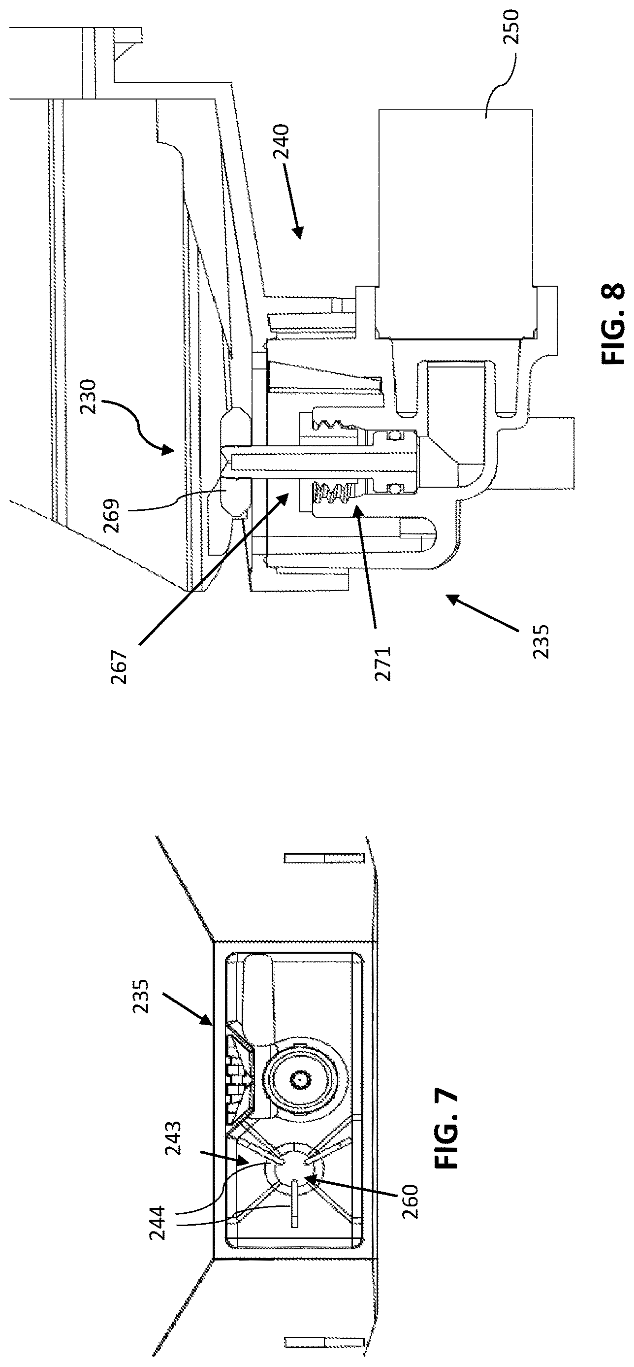 Patent US12618572 Figure 7 – Eductor with integrated orifice check valve and scale control tray