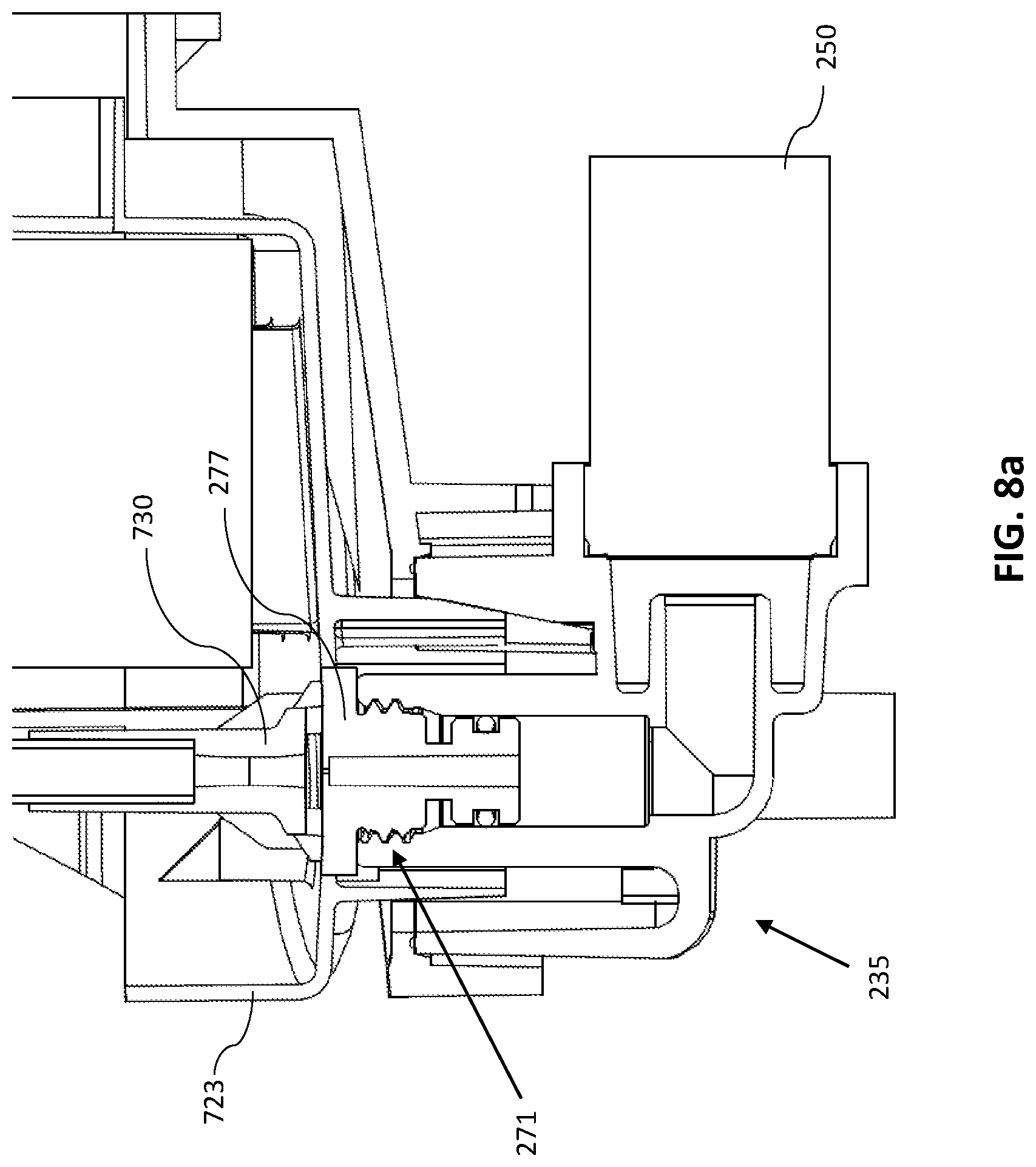 Patent US12618572 Figure 8 – Eductor with integrated orifice check valve and scale control tray