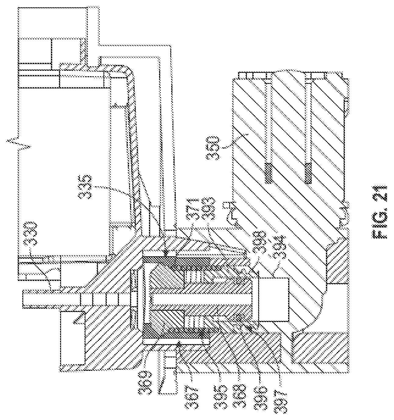 Patent US12618572 Figure 18 – Eductor with integrated orifice check valve and scale control tray