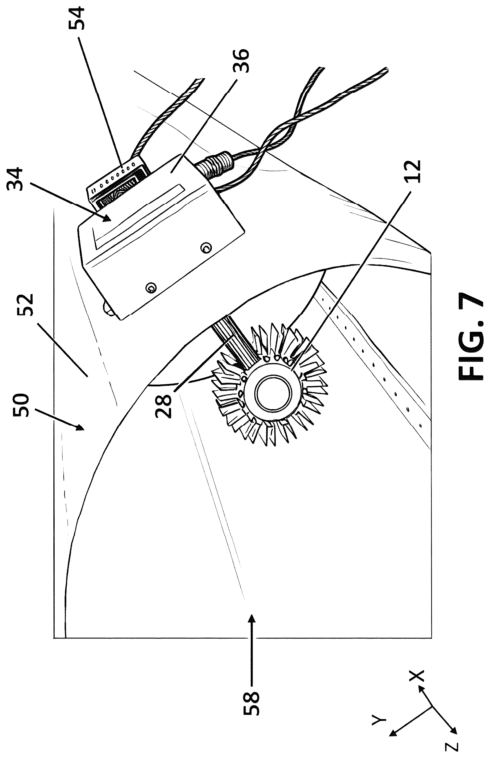 Patent US12618575 Figure 7 – HVAC UVC LED projection unit for HVAC devices
