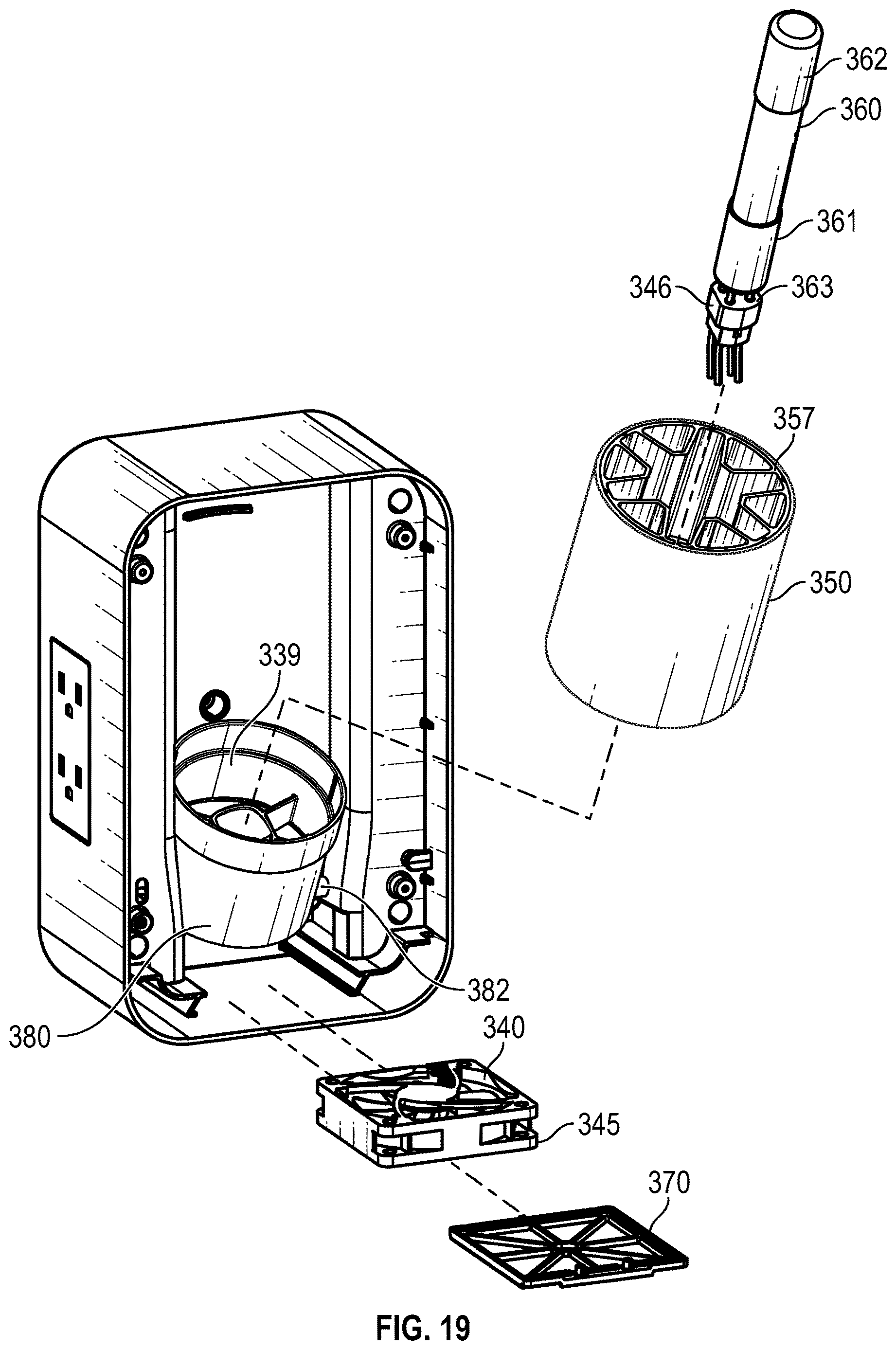 Patent US12618576 Figure 15 – Air purifier