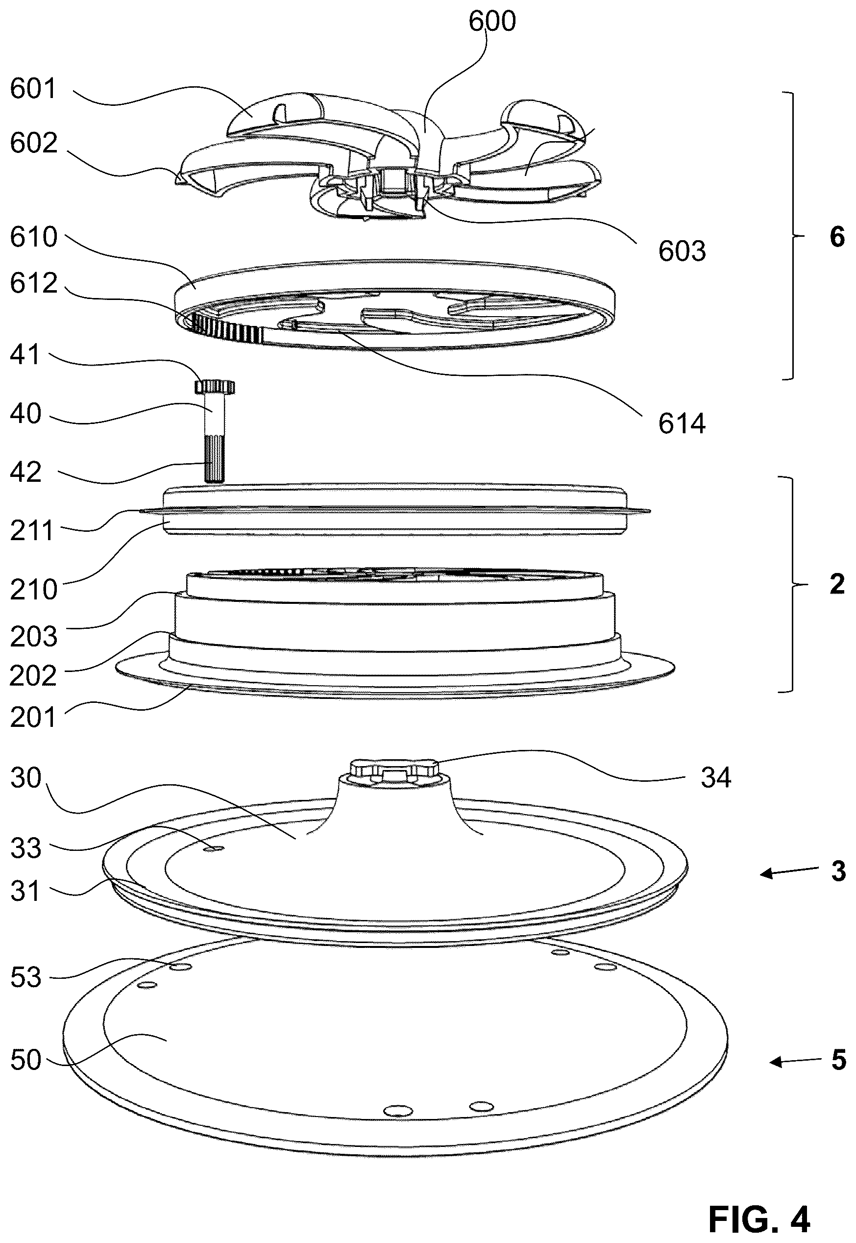 Patent US12618586 Figure 4 – Device for adjusting an air volume flow