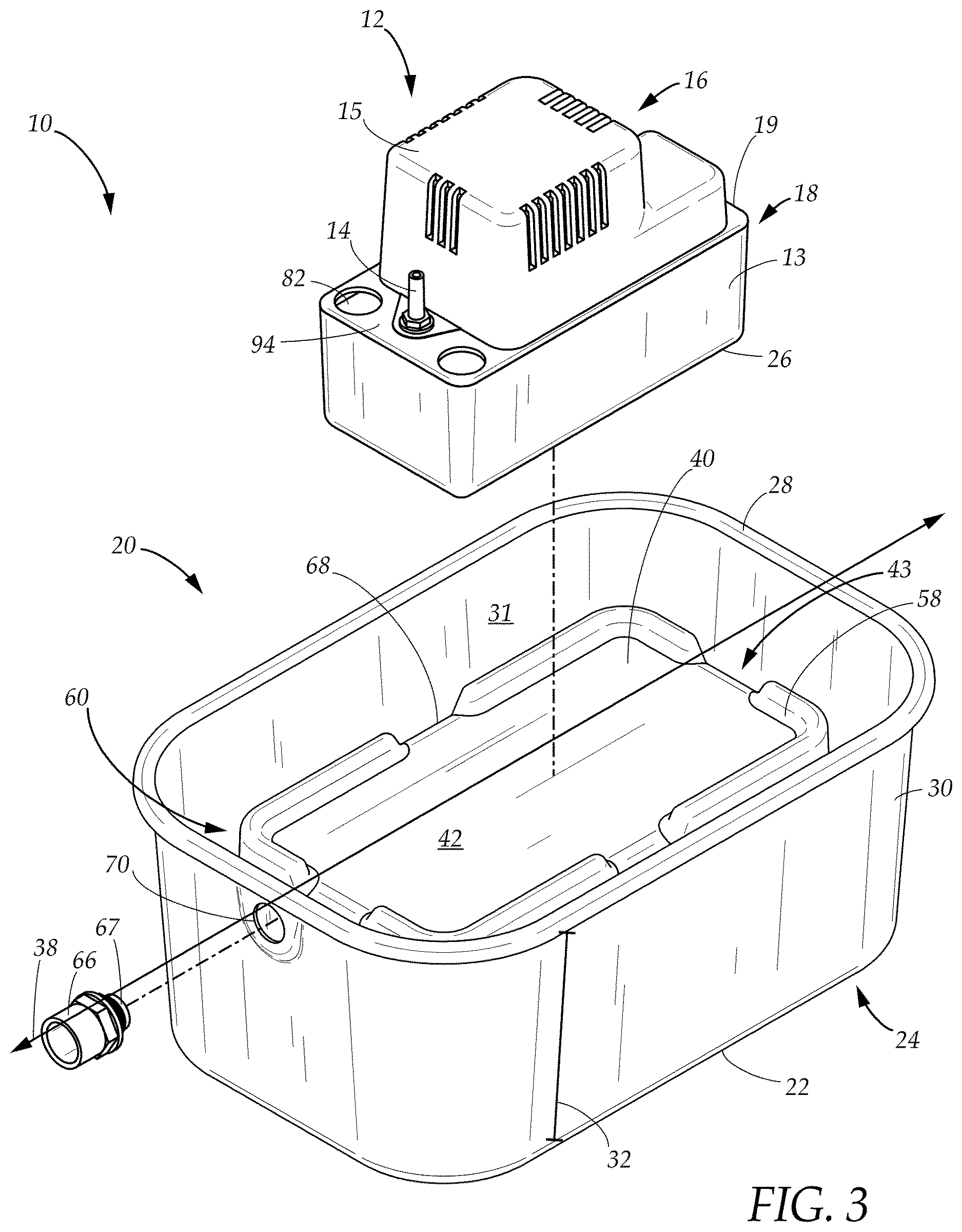 Patent US12618587 Figure 3 – Condensate management apparatus and system