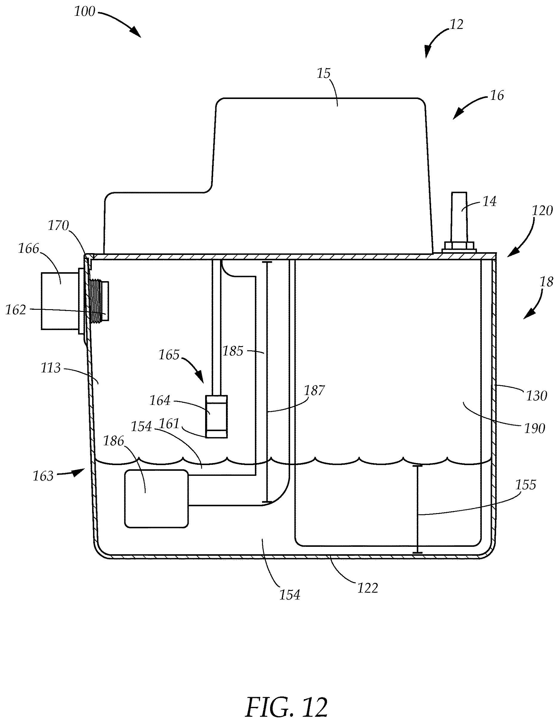 Patent US12618587 Figure 11 – Condensate management apparatus and system