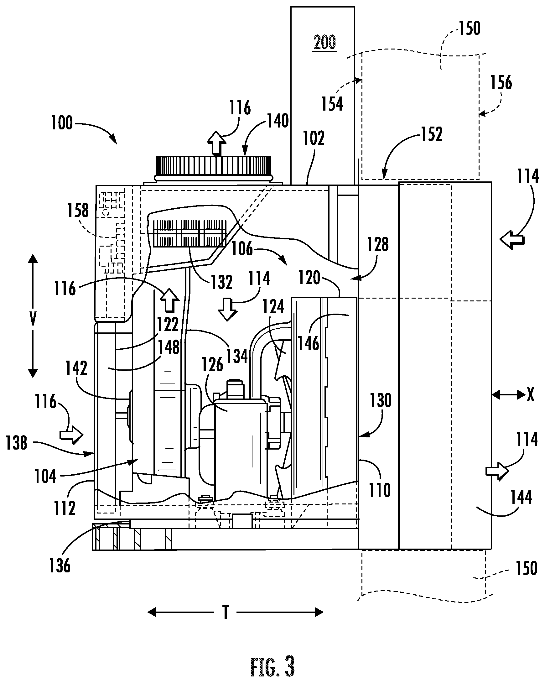 Patent US12618588 Figure 3 – Energy recovery ventilator of an air conditioning appliance