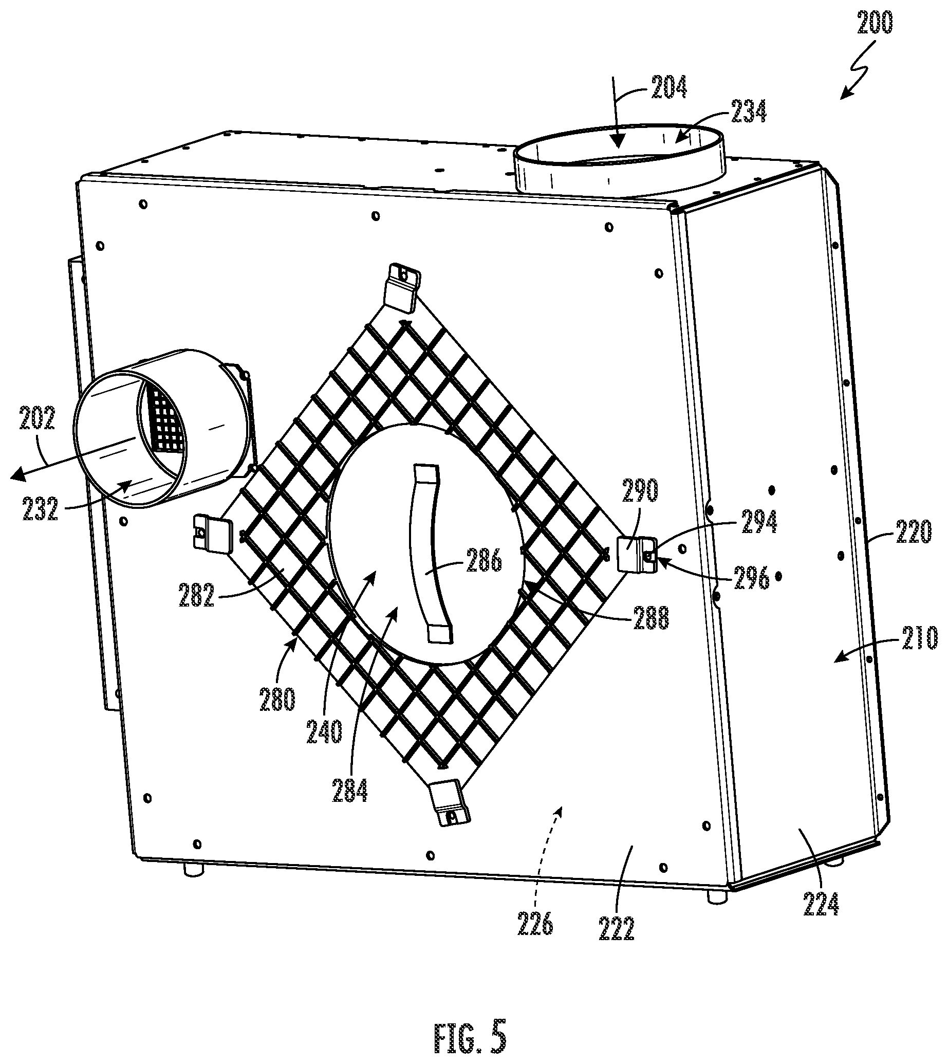 Patent US12618588 Figure 5 – Energy recovery ventilator of an air conditioning appliance