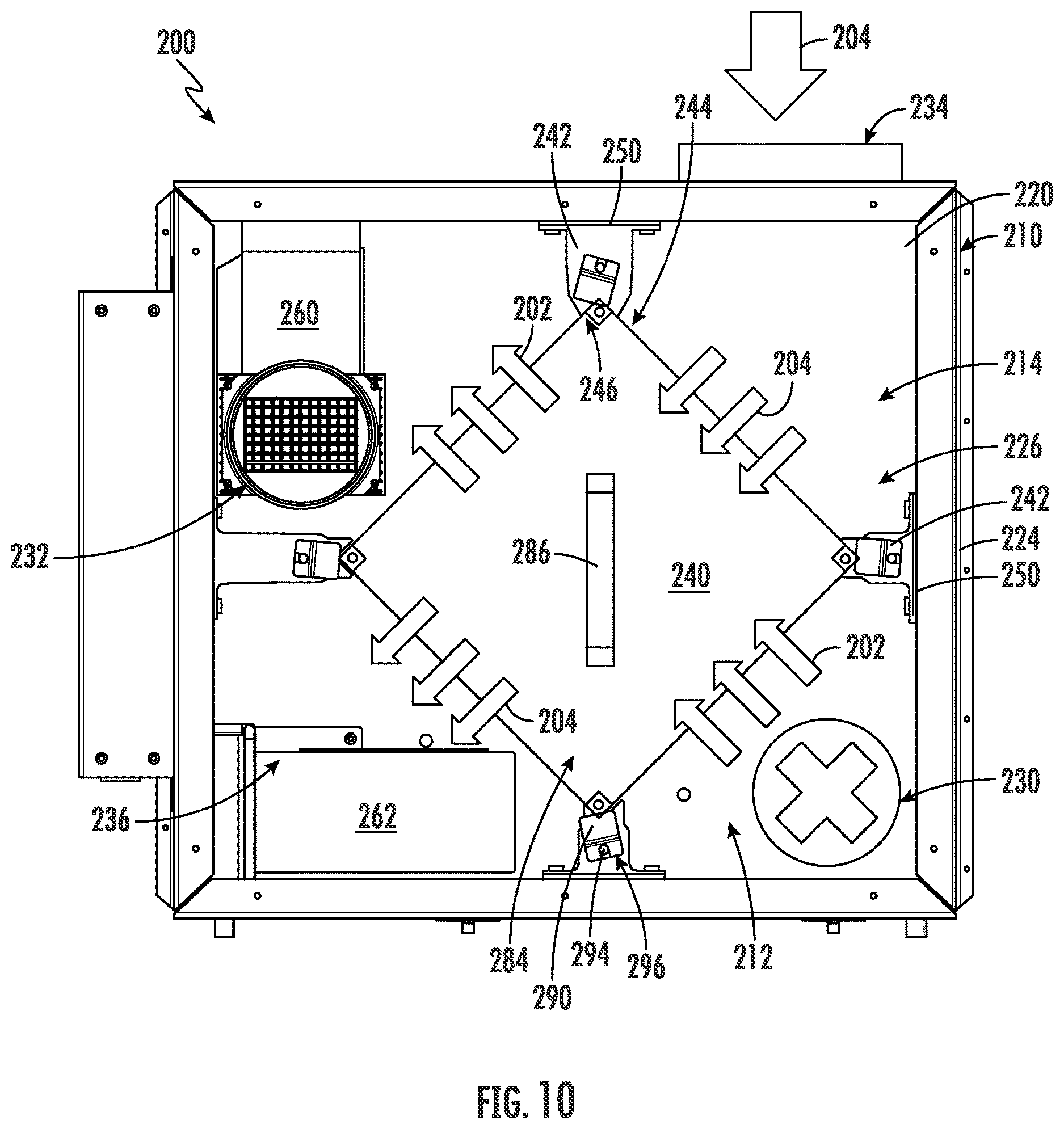 Patent US12618588 Figure 10 – Energy recovery ventilator of an air conditioning appliance