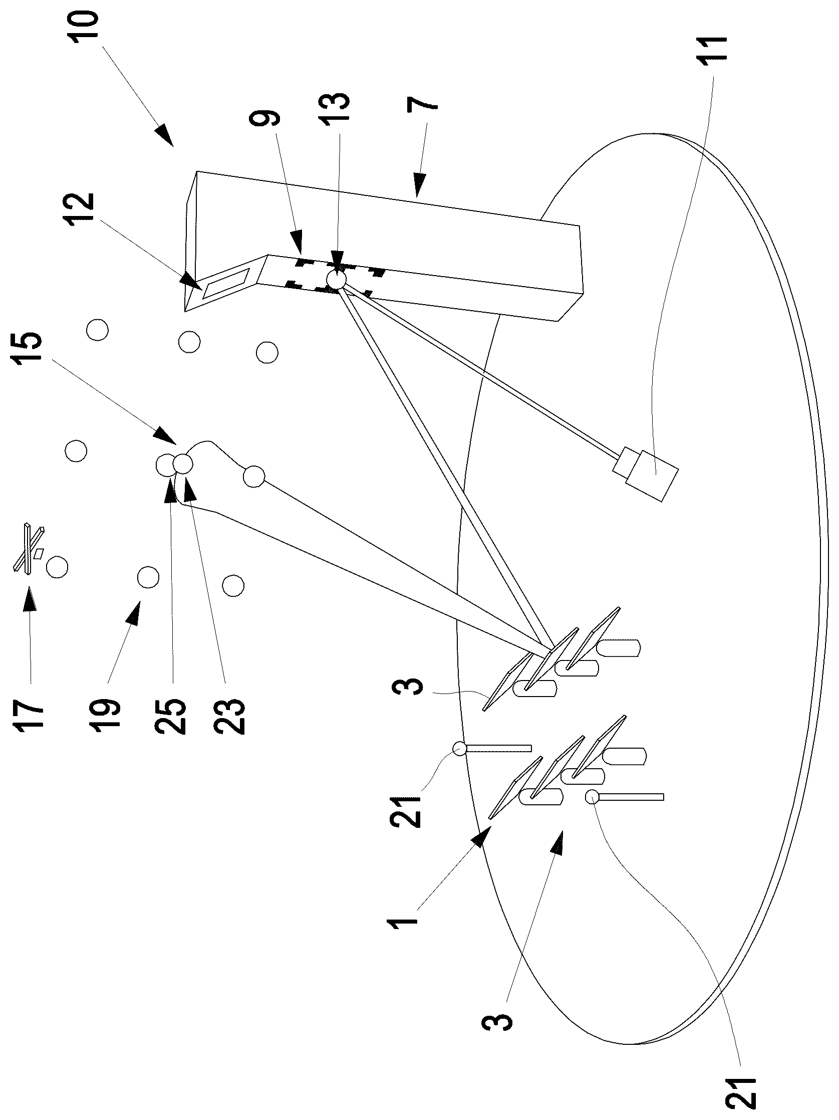 Patent US12618590 Figure 1 – Method for measuring heliostats, and method for calibrating heliostats