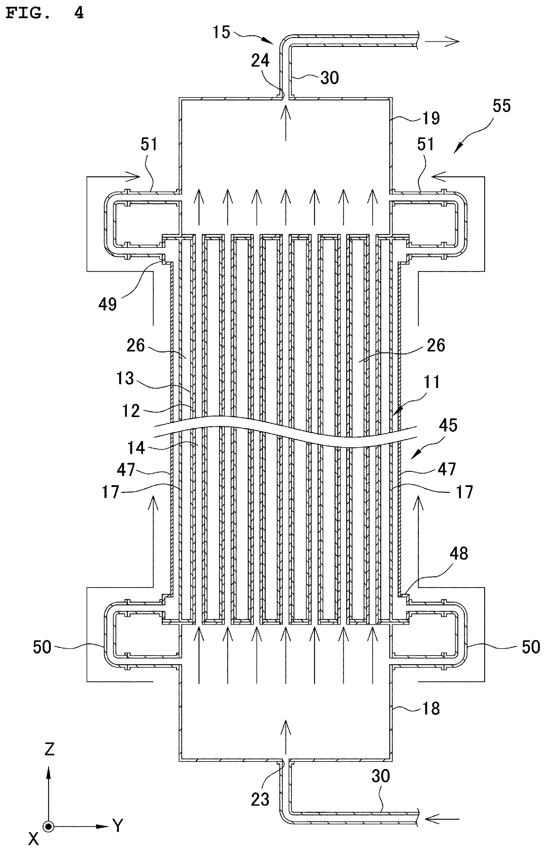 Patent US12618592 Figure 4 – Heat generation device, heat utilization system and film-like heat generation element